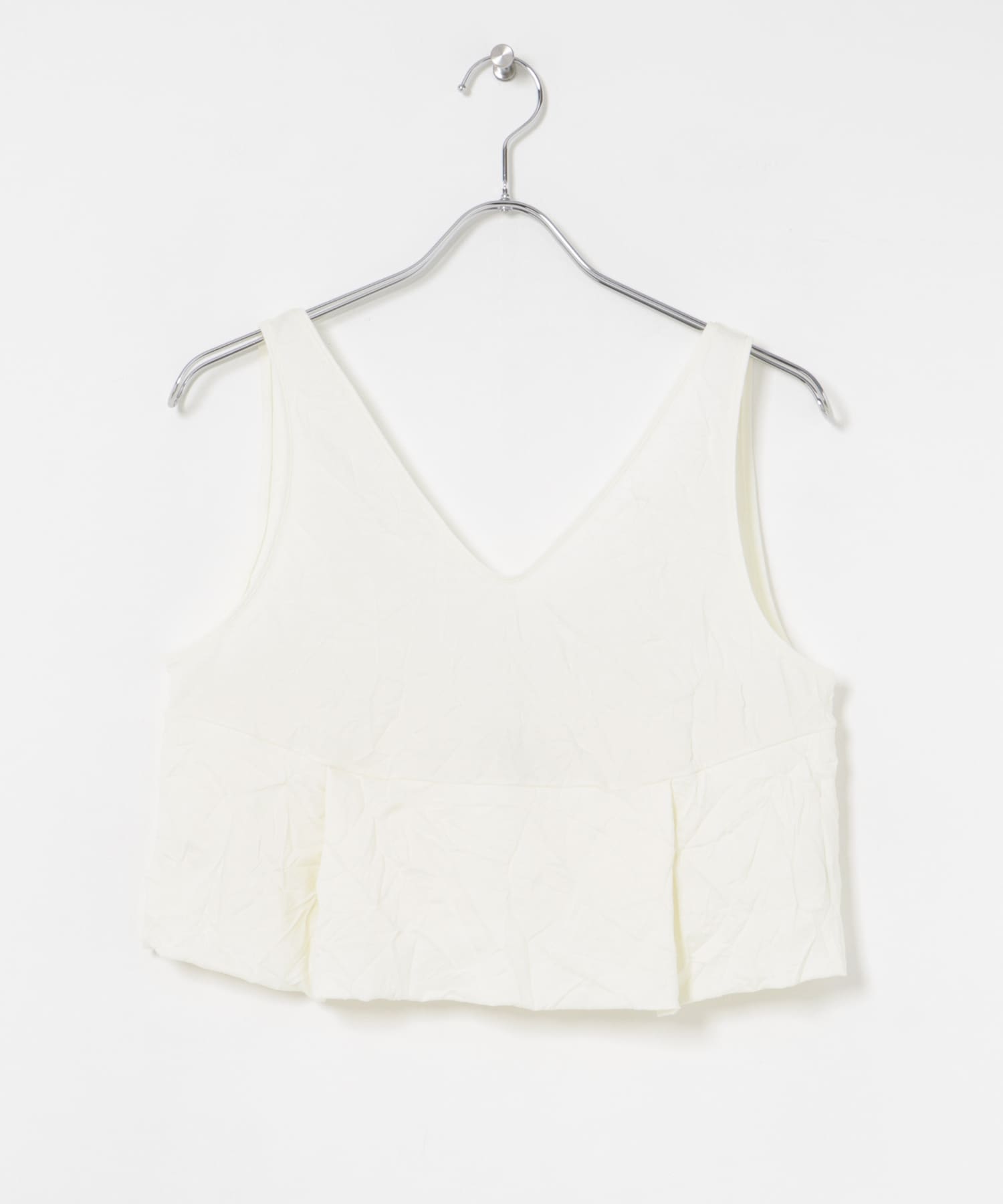 『別注』GGG×URBAN RESEARCH　クロップドワッシャートップス WHITE FREE