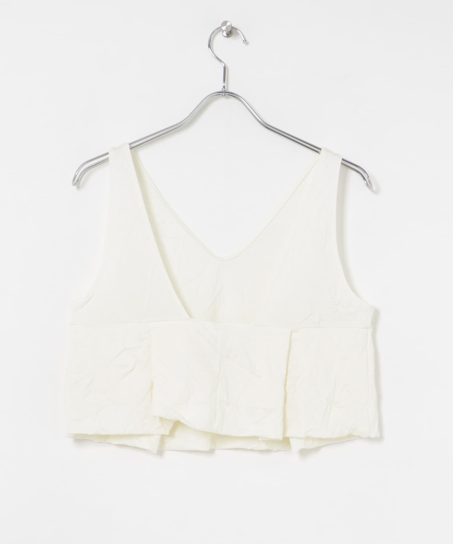 『別注』GGG×URBAN RESEARCH　クロップドワッシャートップス WHITE FREE