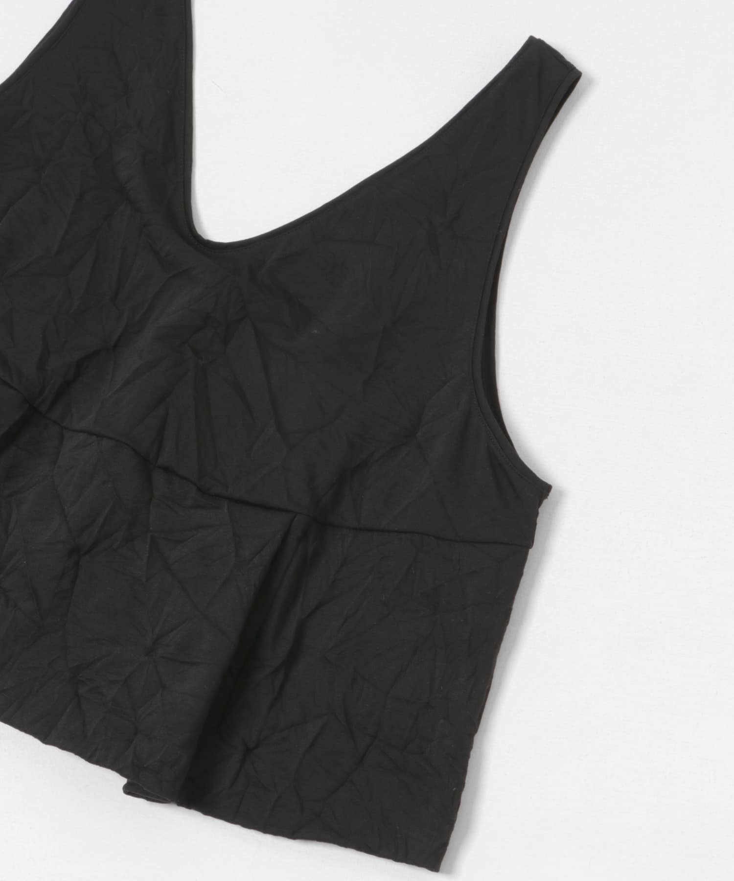 『別注』GGG×URBAN RESEARCH　クロップドワッシャートップス BLACK FREE