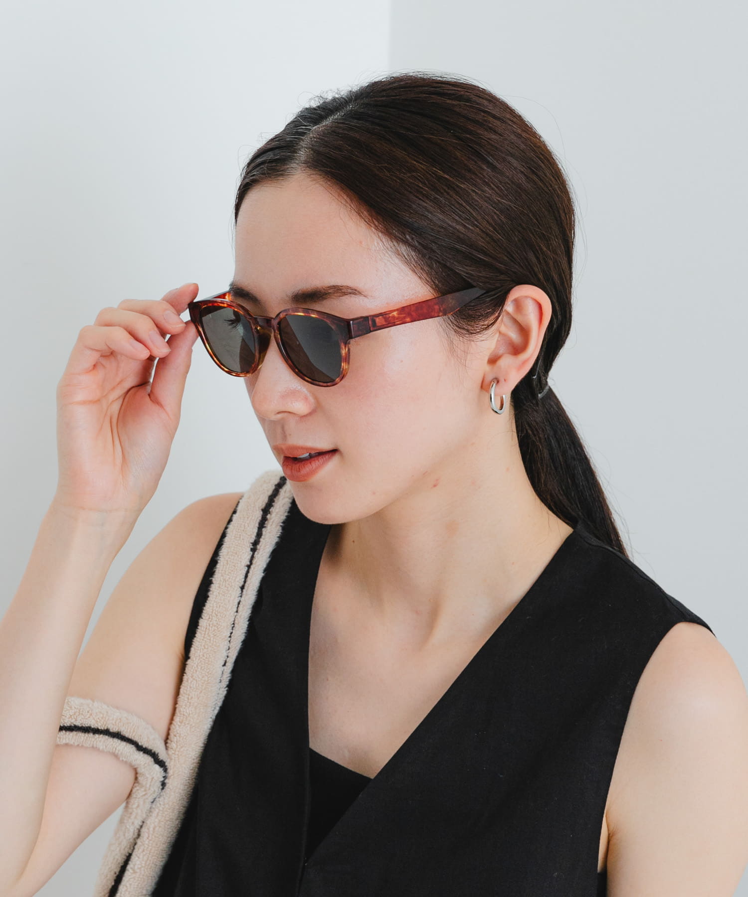 jugaad 14　COVE CLEAR d grn lens tortoiseBR -