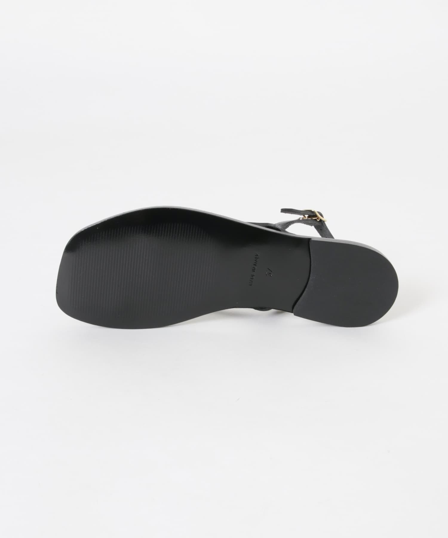 CORSO ROMA, 9　STUDS SANDAL BLACK 36