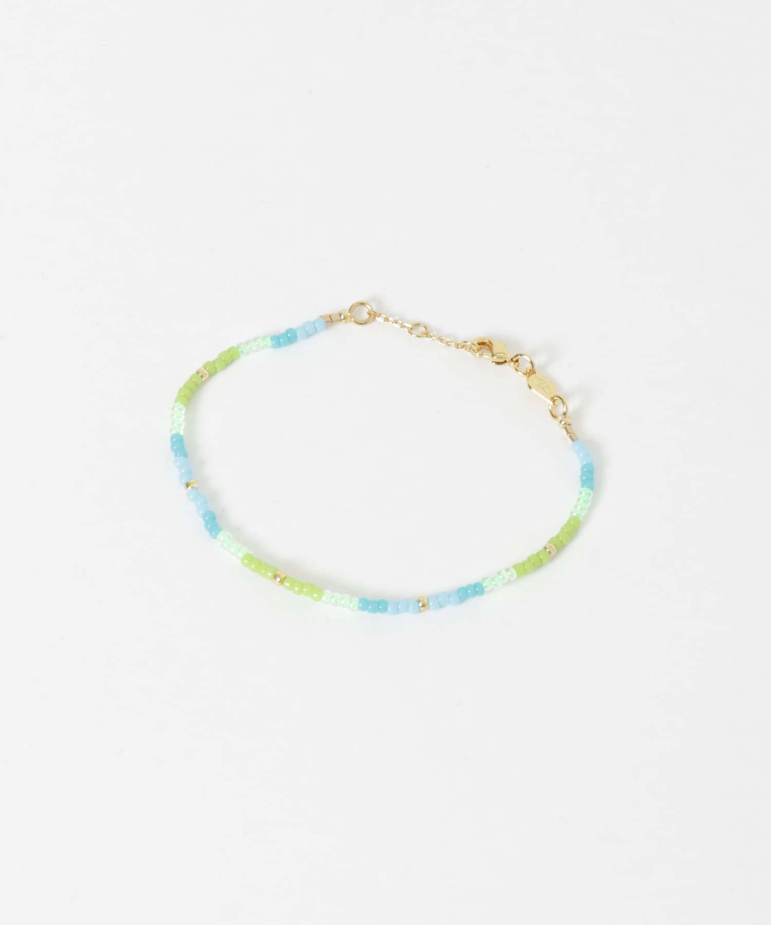 ANNI LU　TIE DYE BRACELET AQUA -
