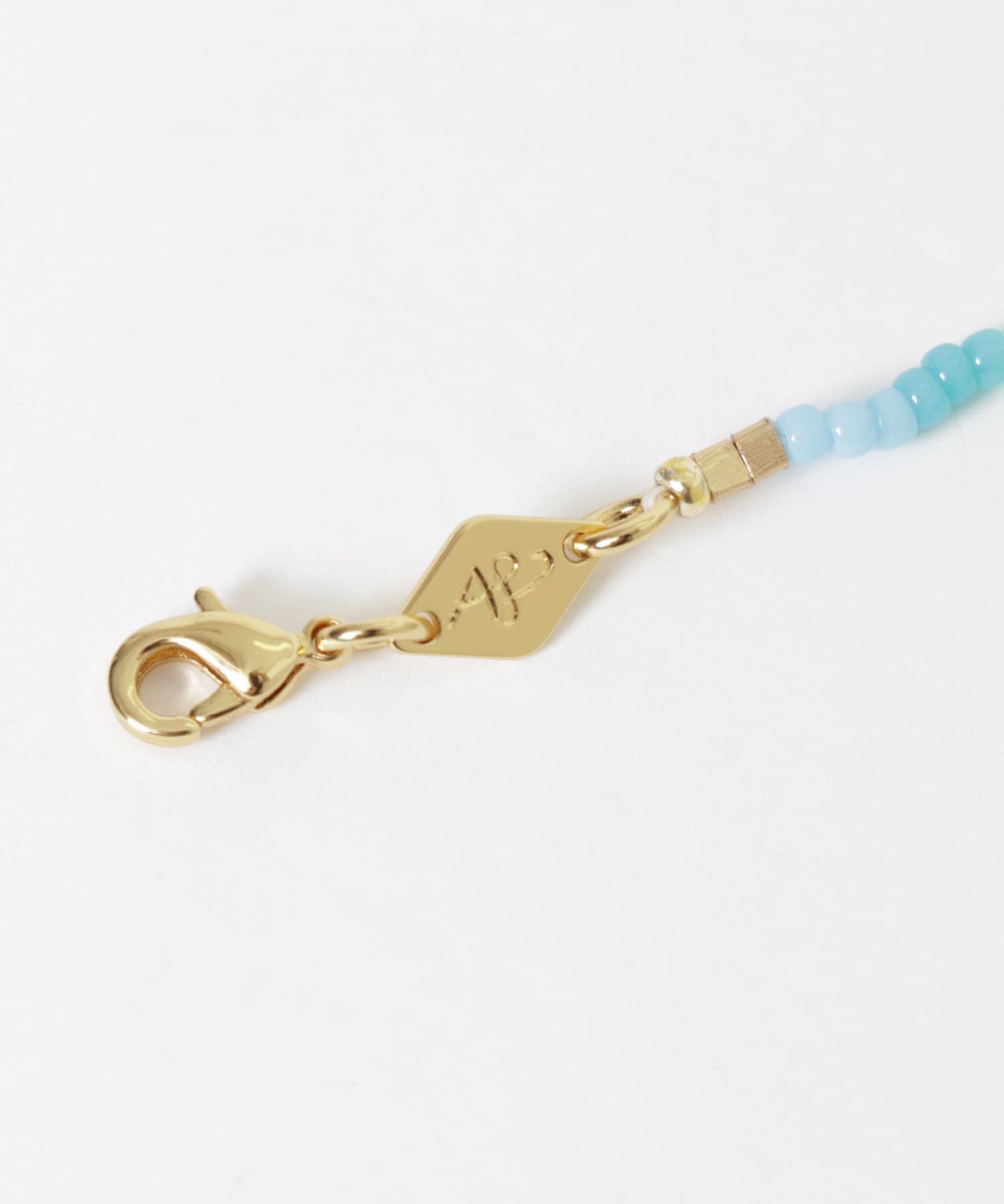 ANNI LU　TIE DYE BRACELET AQUA -