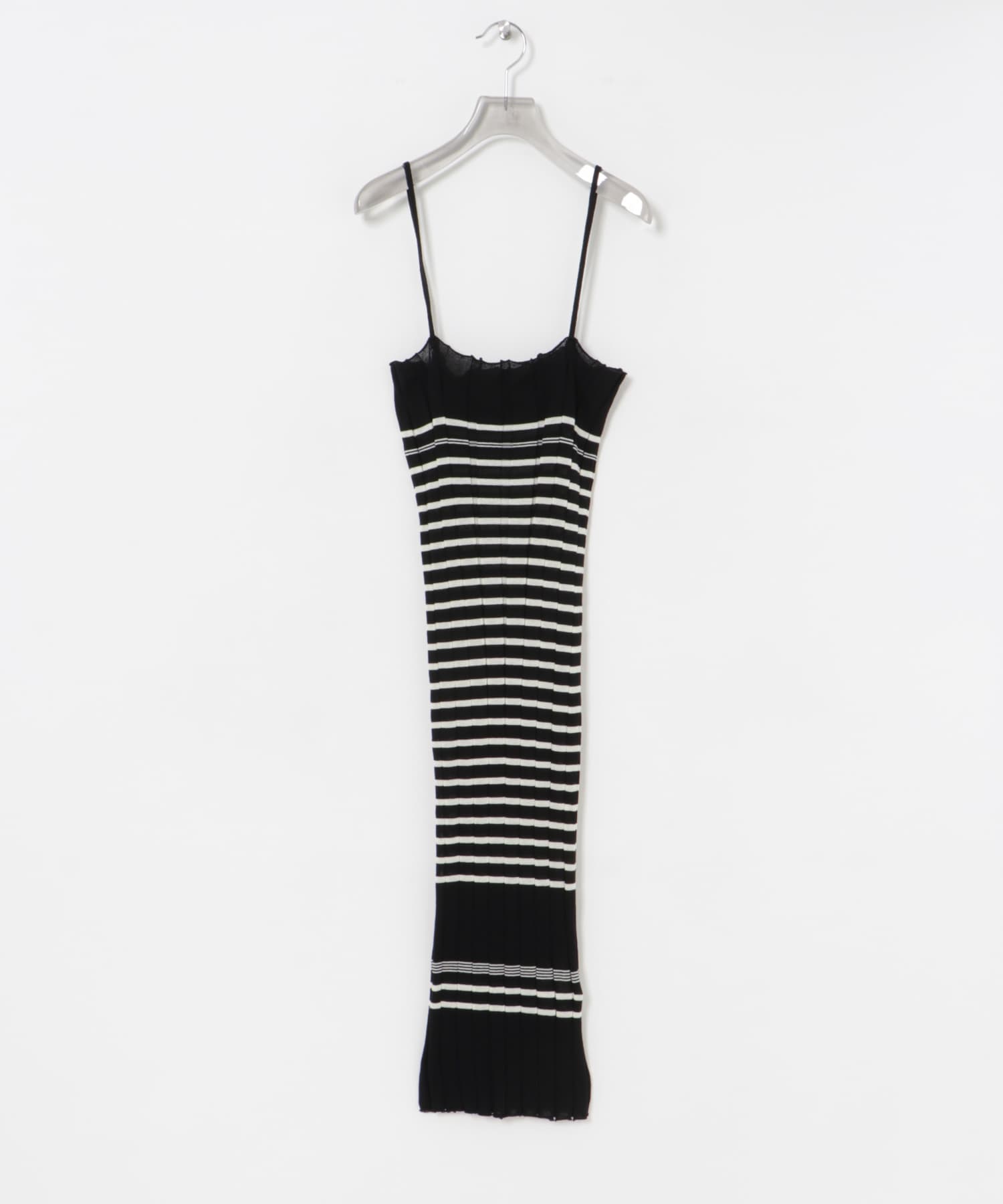 Loro　Border Rib Pencil Dress
