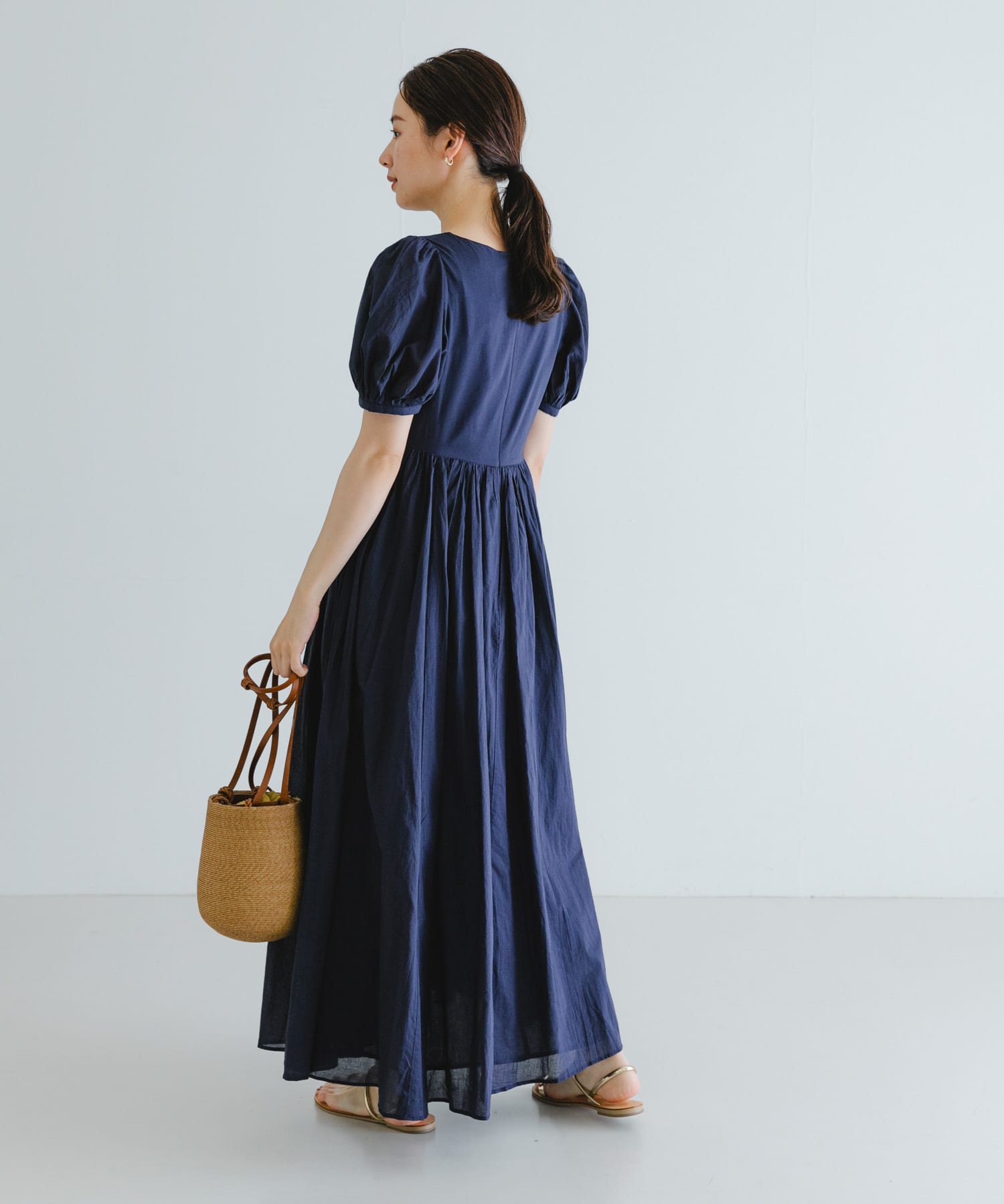 マリハ夏のレディのドレス36 MARIHA 夏のレディのドレス パフスリーブ(36 M night OC