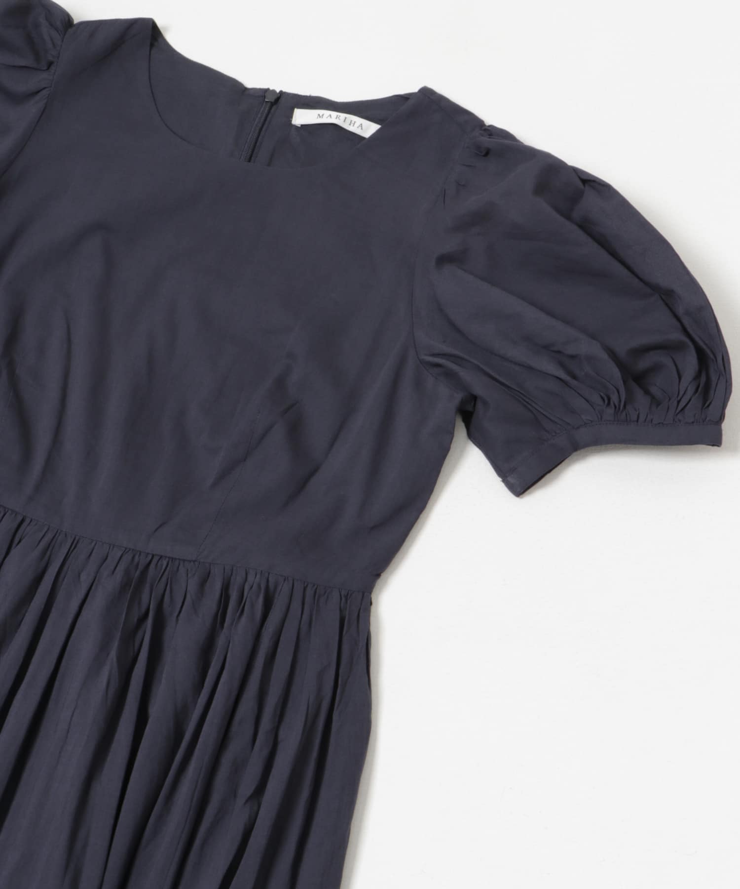 MARIHA 夏のレディのドレス パフスリーブ(36 M night OC): ワンピース