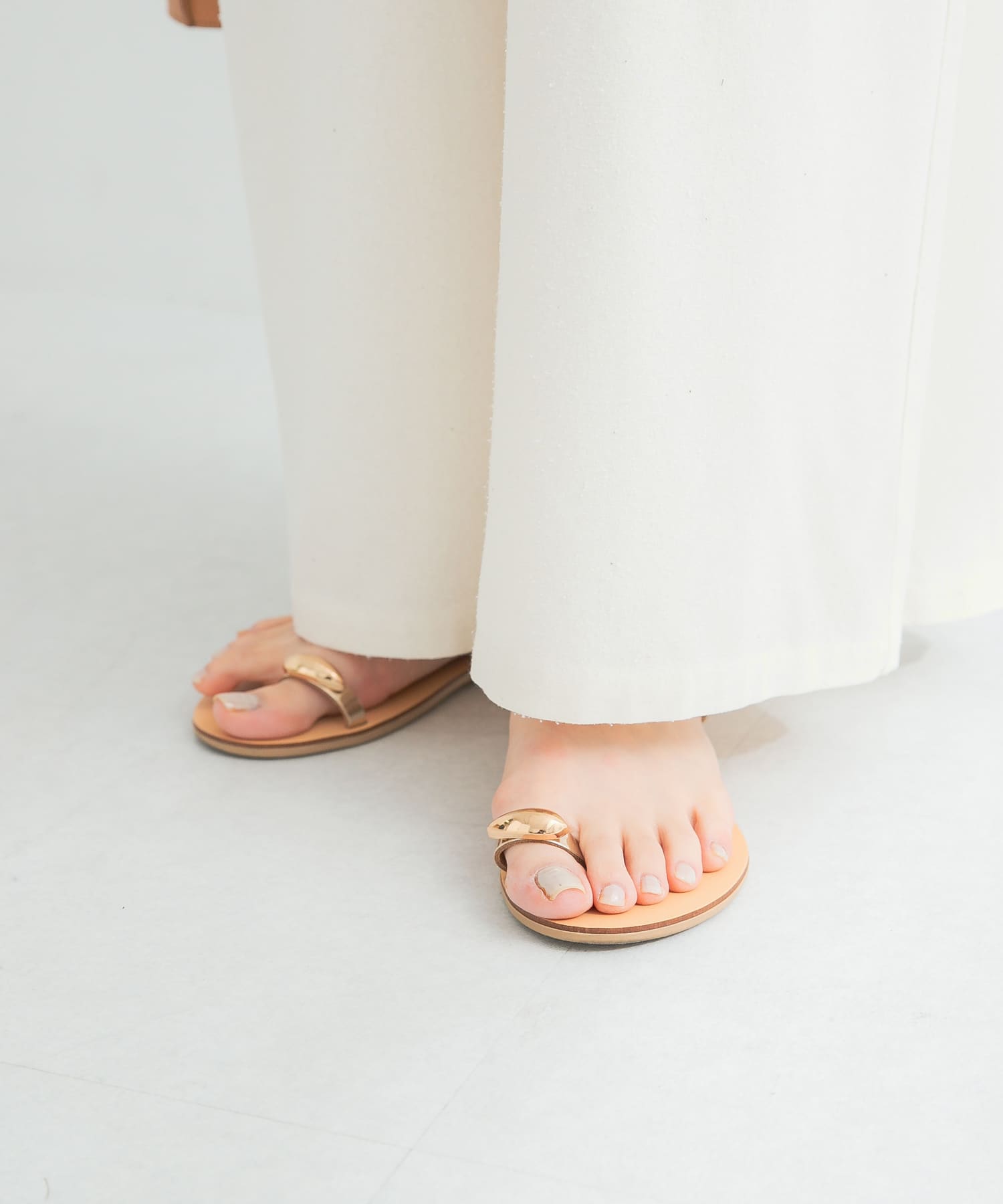 『別注』NICOLAS LAINAS×URBAN RESEARCH　リングサンダル MR GOLD 36