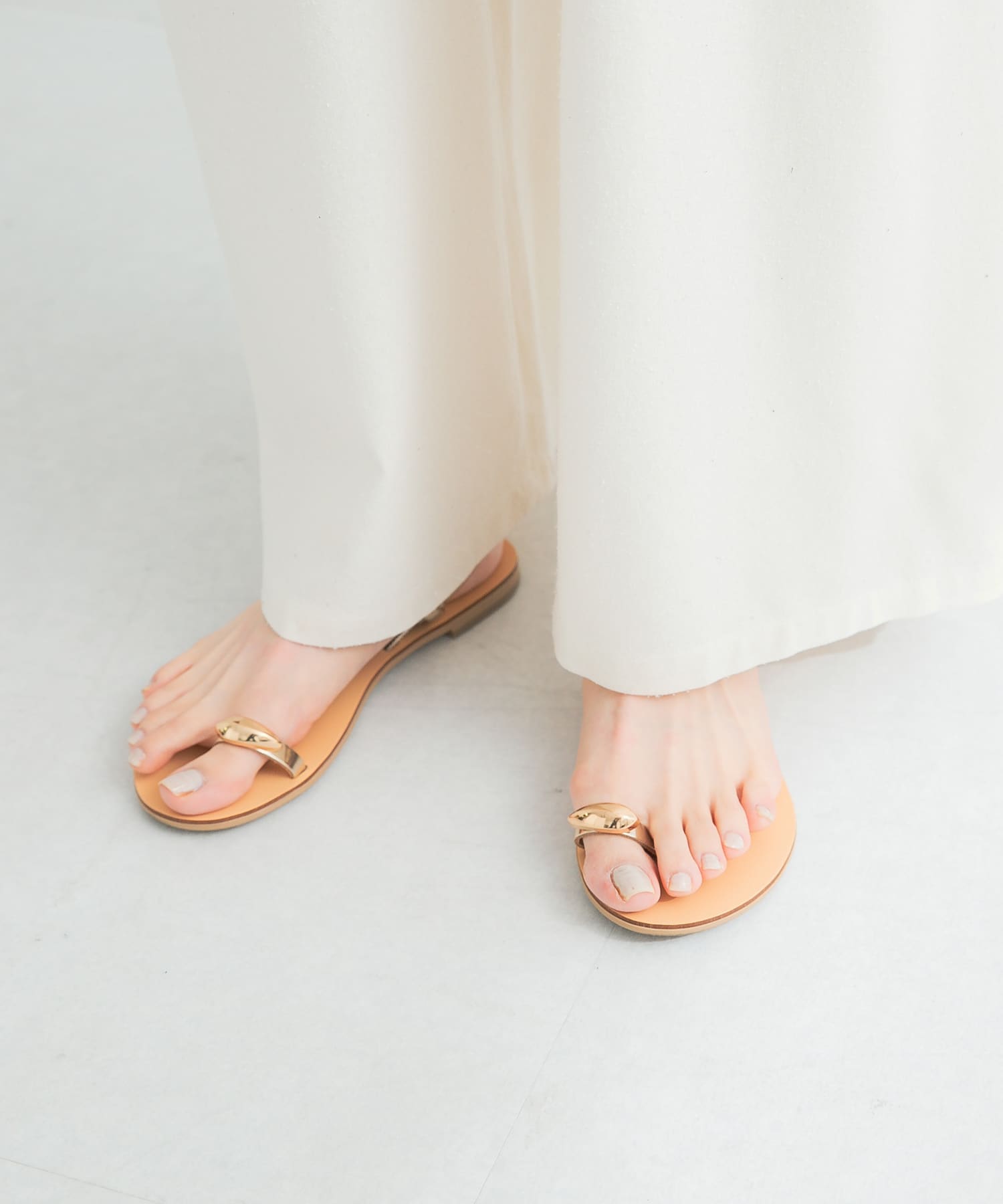 『別注』NICOLAS LAINAS×URBAN RESEARCH　リングサンダル MR GOLD 36