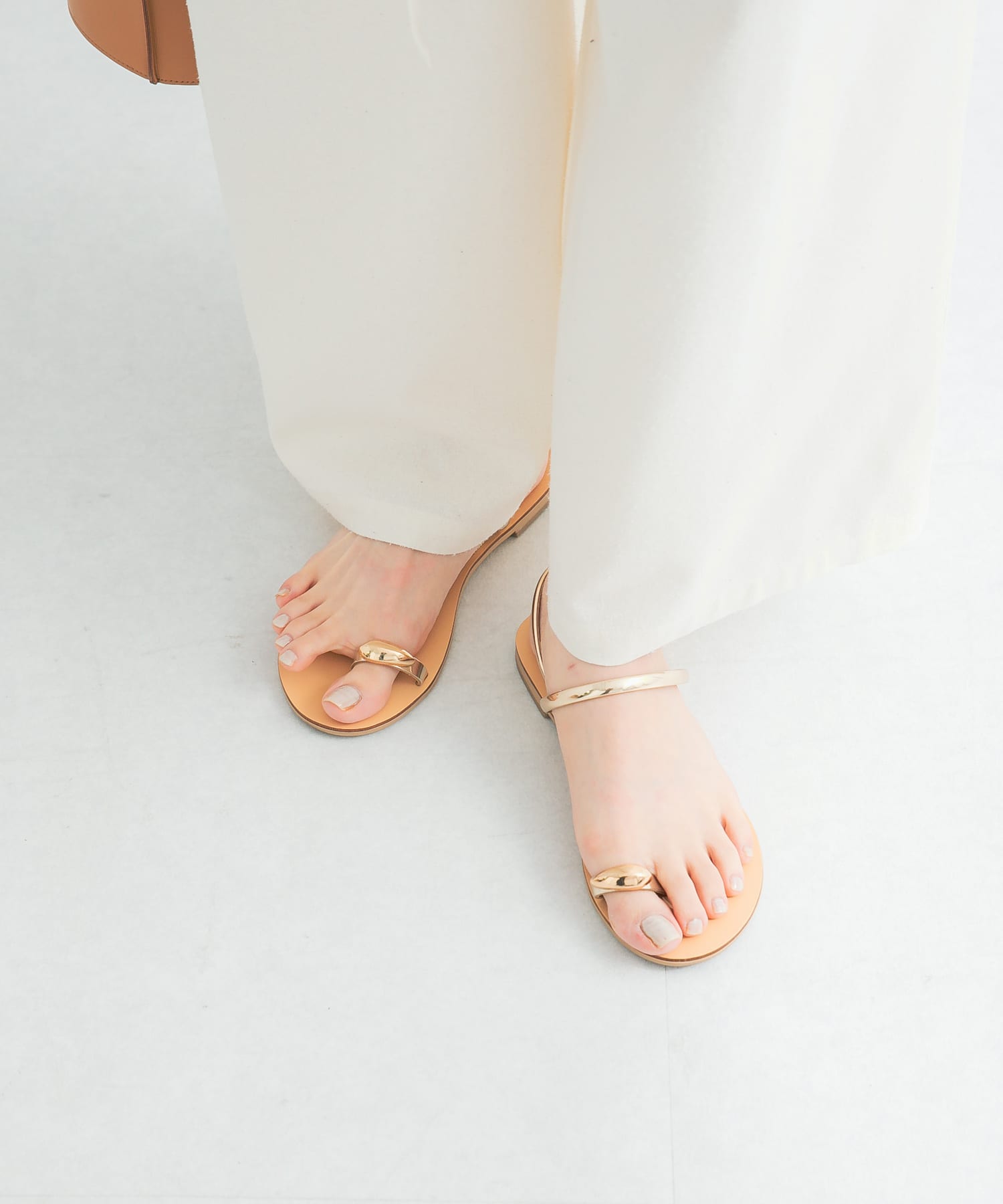 『別注』NICOLAS LAINAS×URBAN RESEARCH　リングサンダル MR GOLD 36