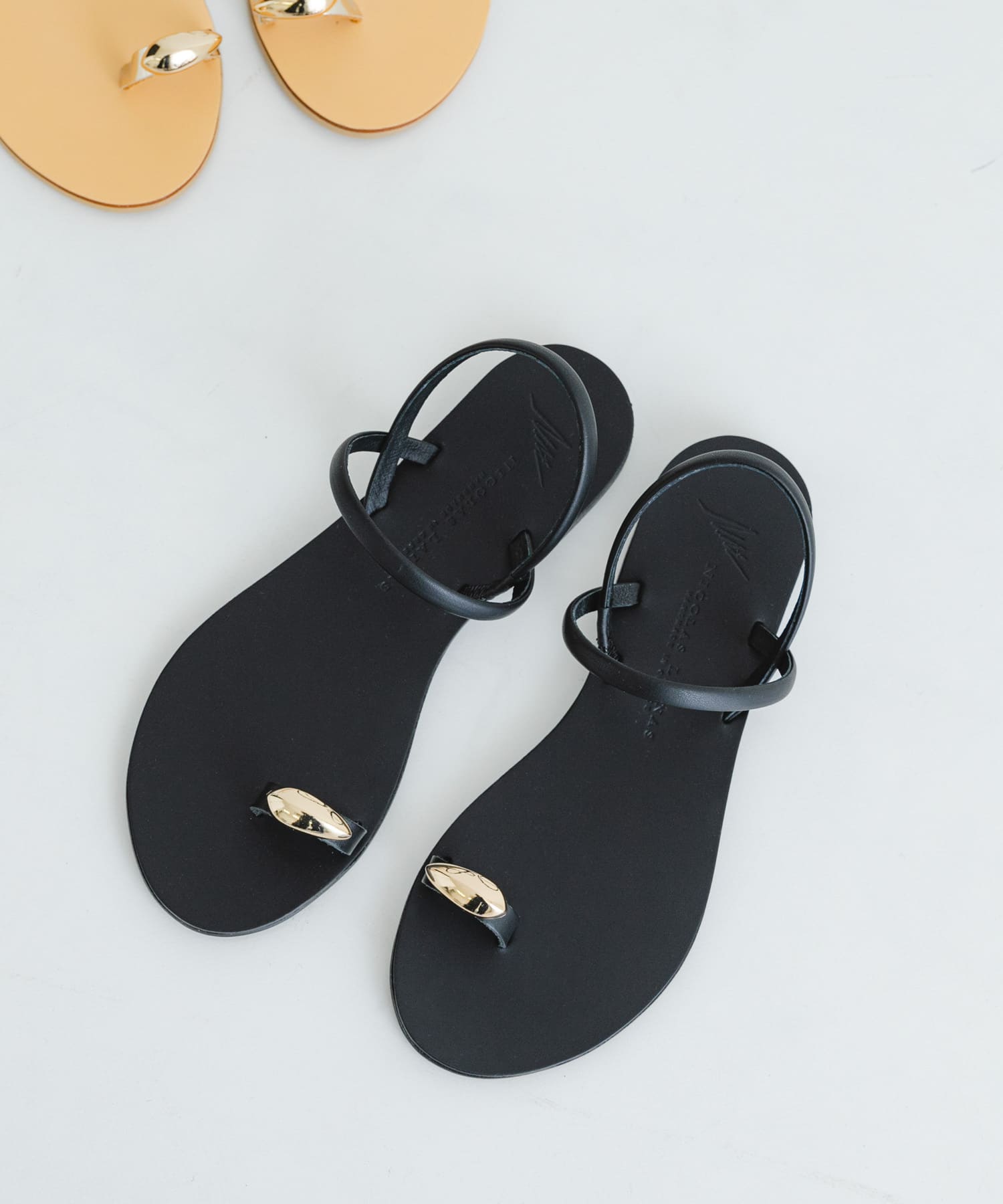 『別注』NICOLAS LAINAS×URBAN RESEARCH　リングサンダル BLACK 36