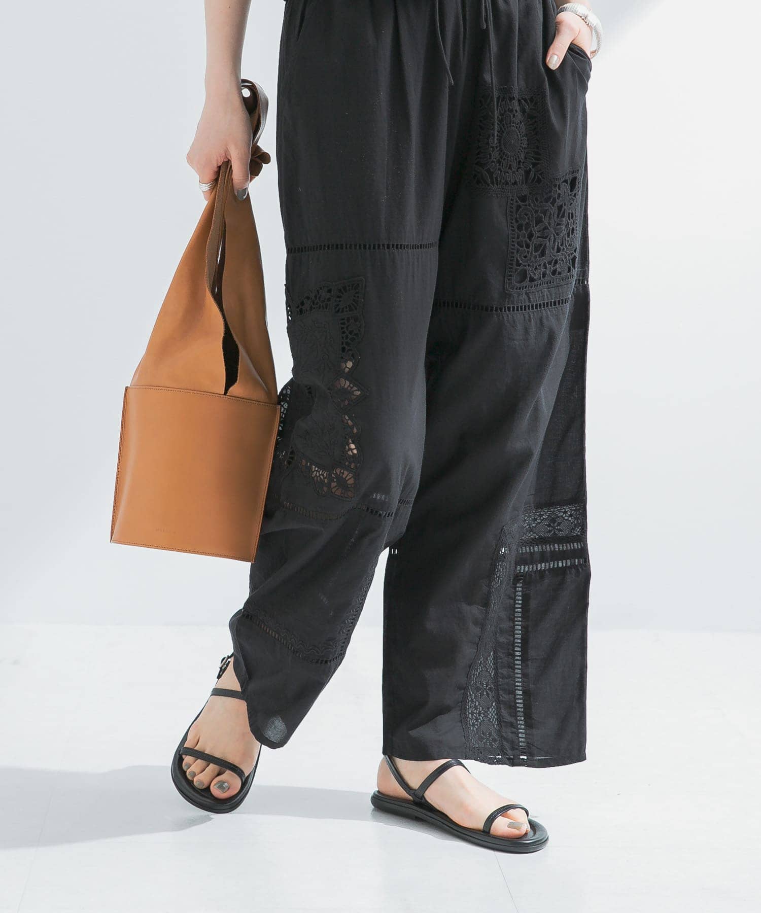 CORSO ROMA, 9 STRAP SANDAL(36 BLACK): シューズ｜URBAN