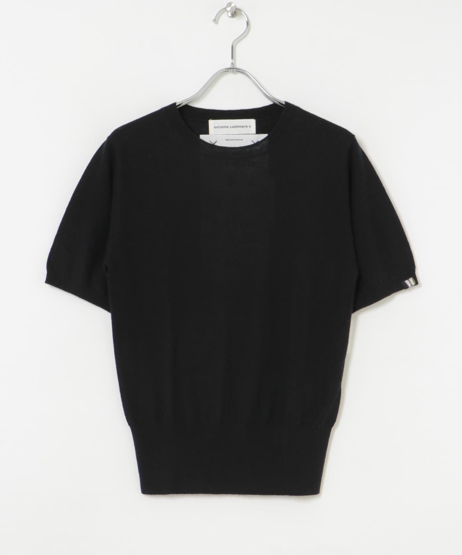 extreme cashmere x ニット　ブラック extreme cashmere（エクストリーム カシミヤ） ニット セーター