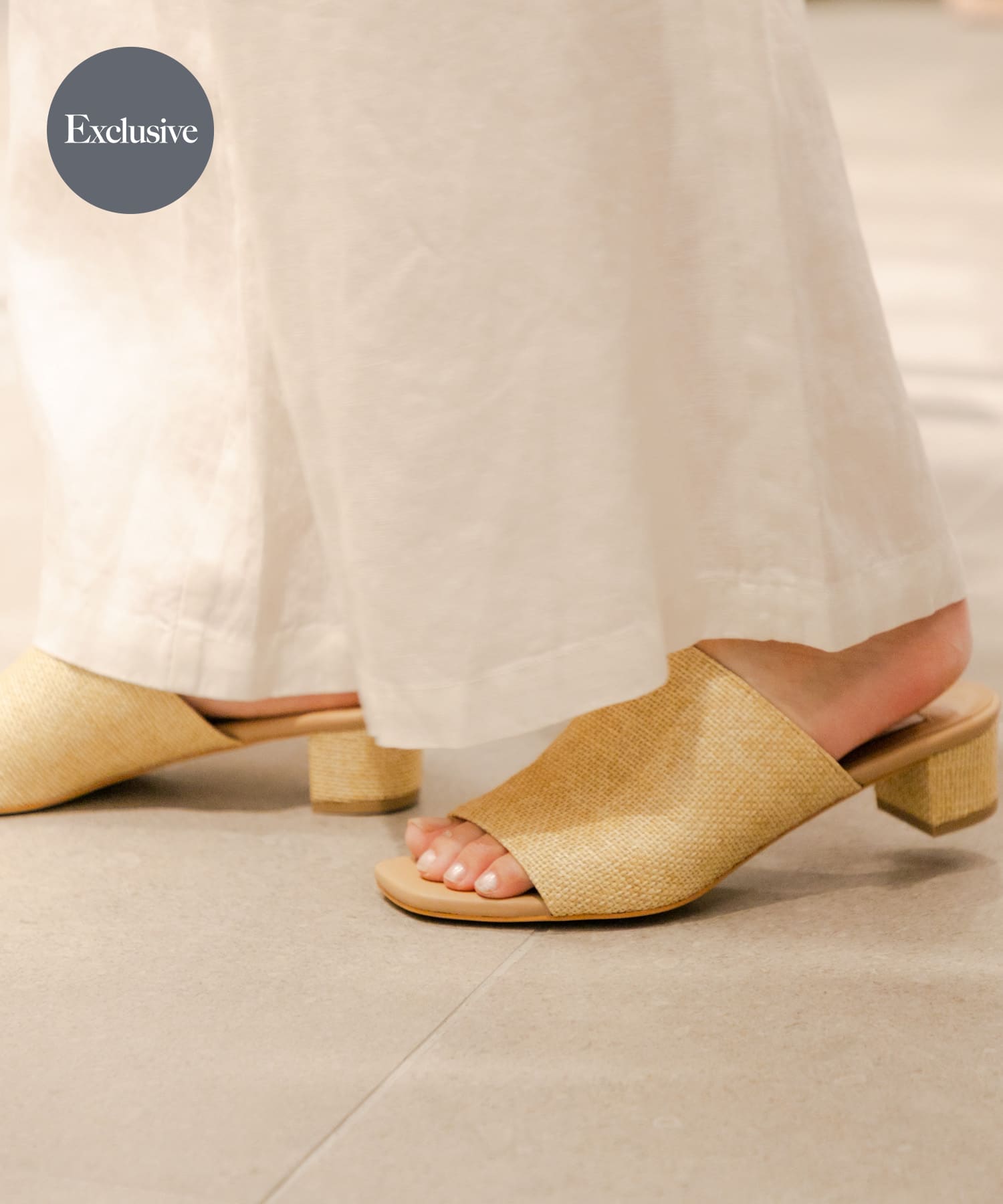 『別注』 MILLIWM×URBAN RESEARCH　オープントゥミュール