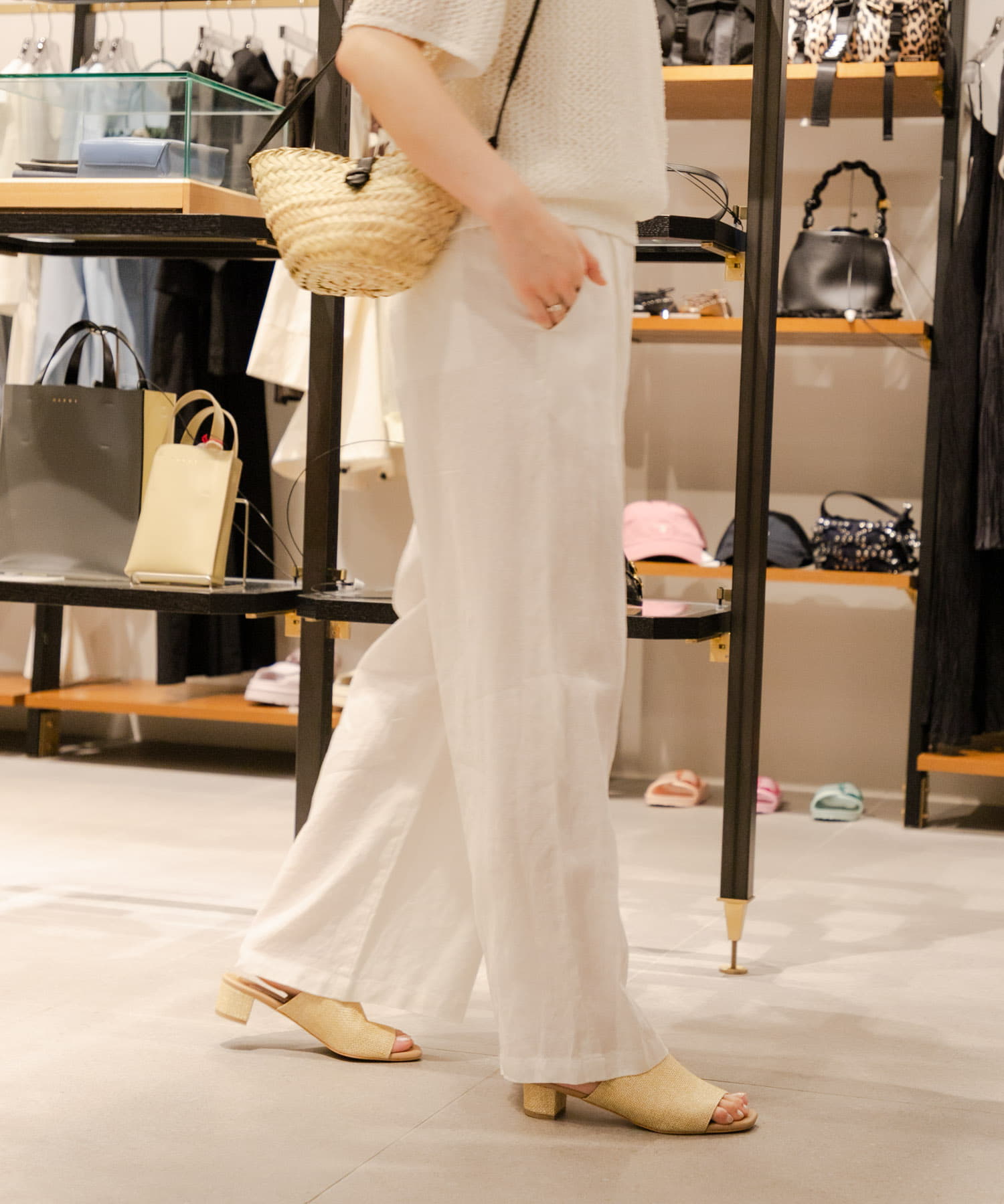 『別注』 MILLIWM×URBAN RESEARCH　オープントゥミュール ナチュラル 36