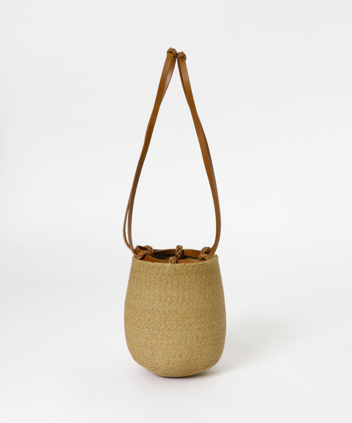 KECH LeS ESSENTIELS RAFFIA FRINGE 2WAY BAG(One MULTI): バッグ