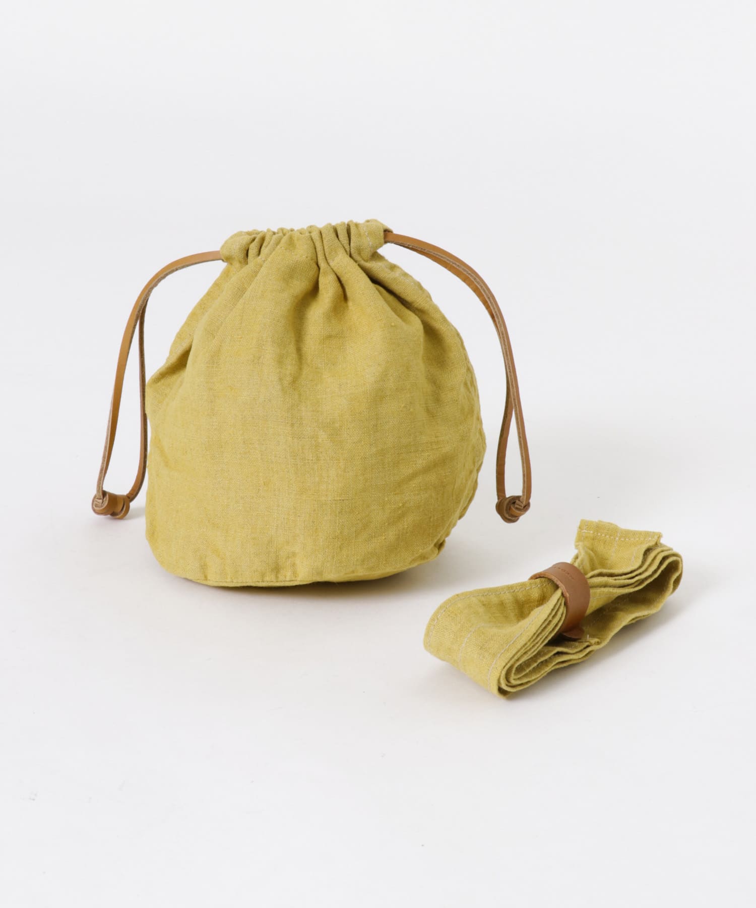 KAMARO’AN　Koreng Drawstring Bag Straw one