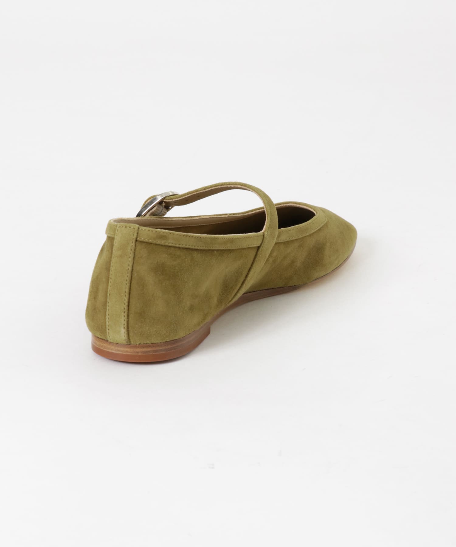 LE MONDE BERYL　BALLET MARY JANE SUEDE KHAKI 36