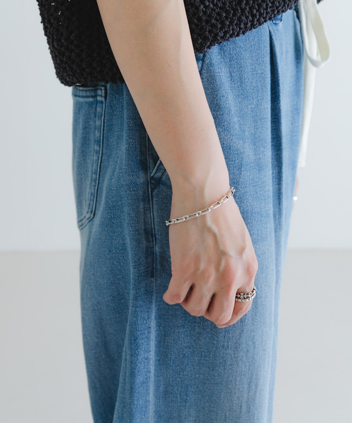 PHILIPPE AUDIBERT　Dakota bracelet S SILVER -