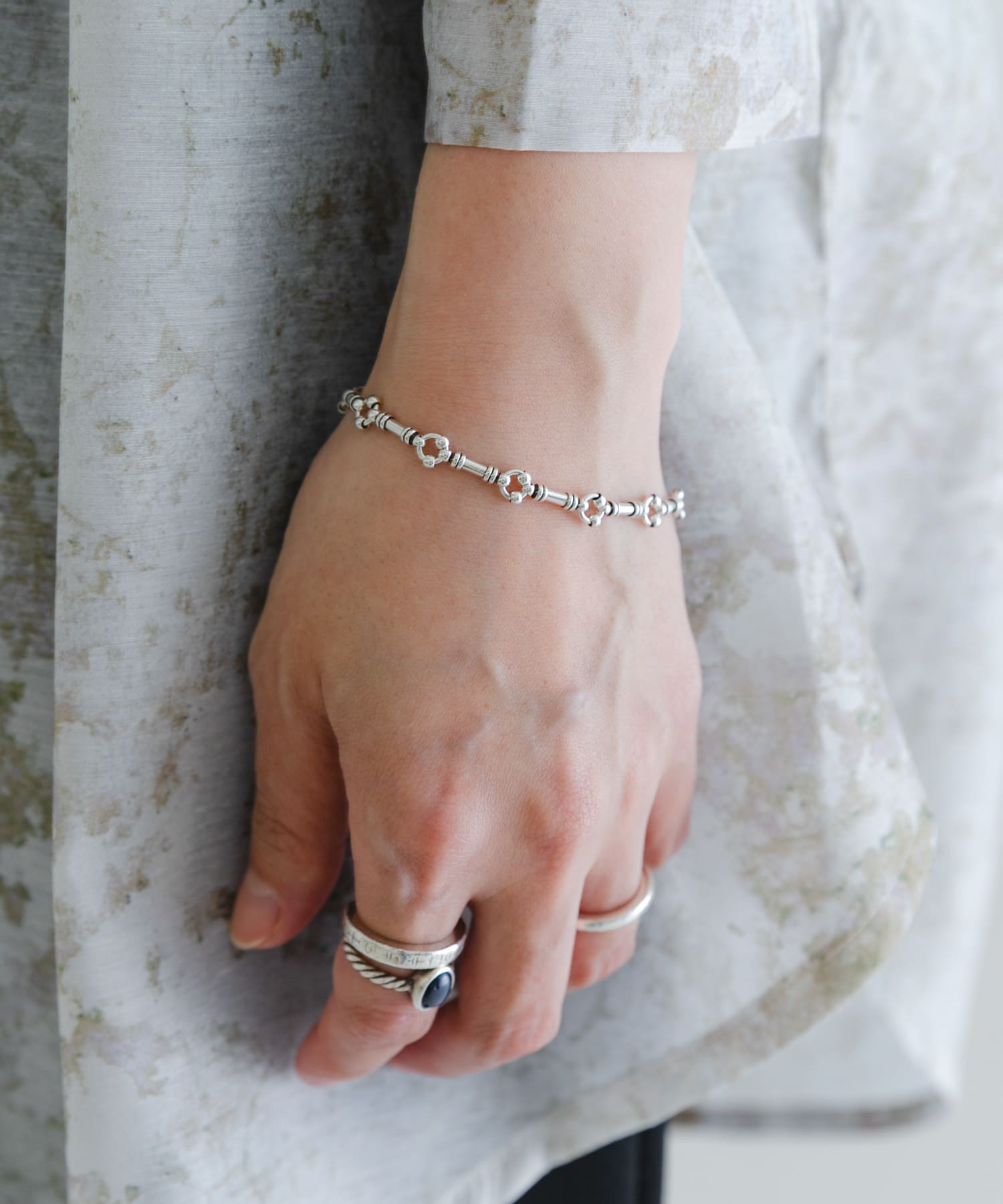 PHILIPPE AUDIBERT　Kenton bracelet SILVER -