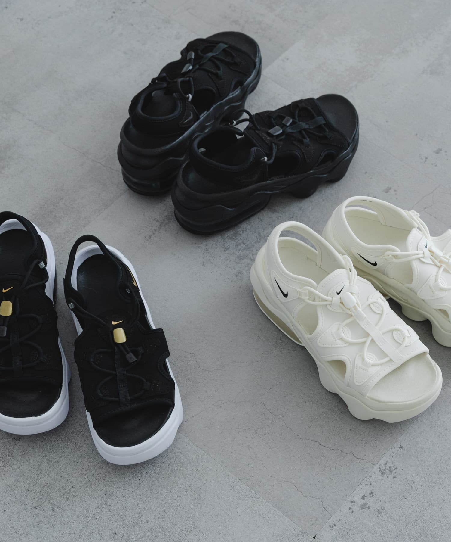 エアマックスココサンダル ブラックゴールト 23