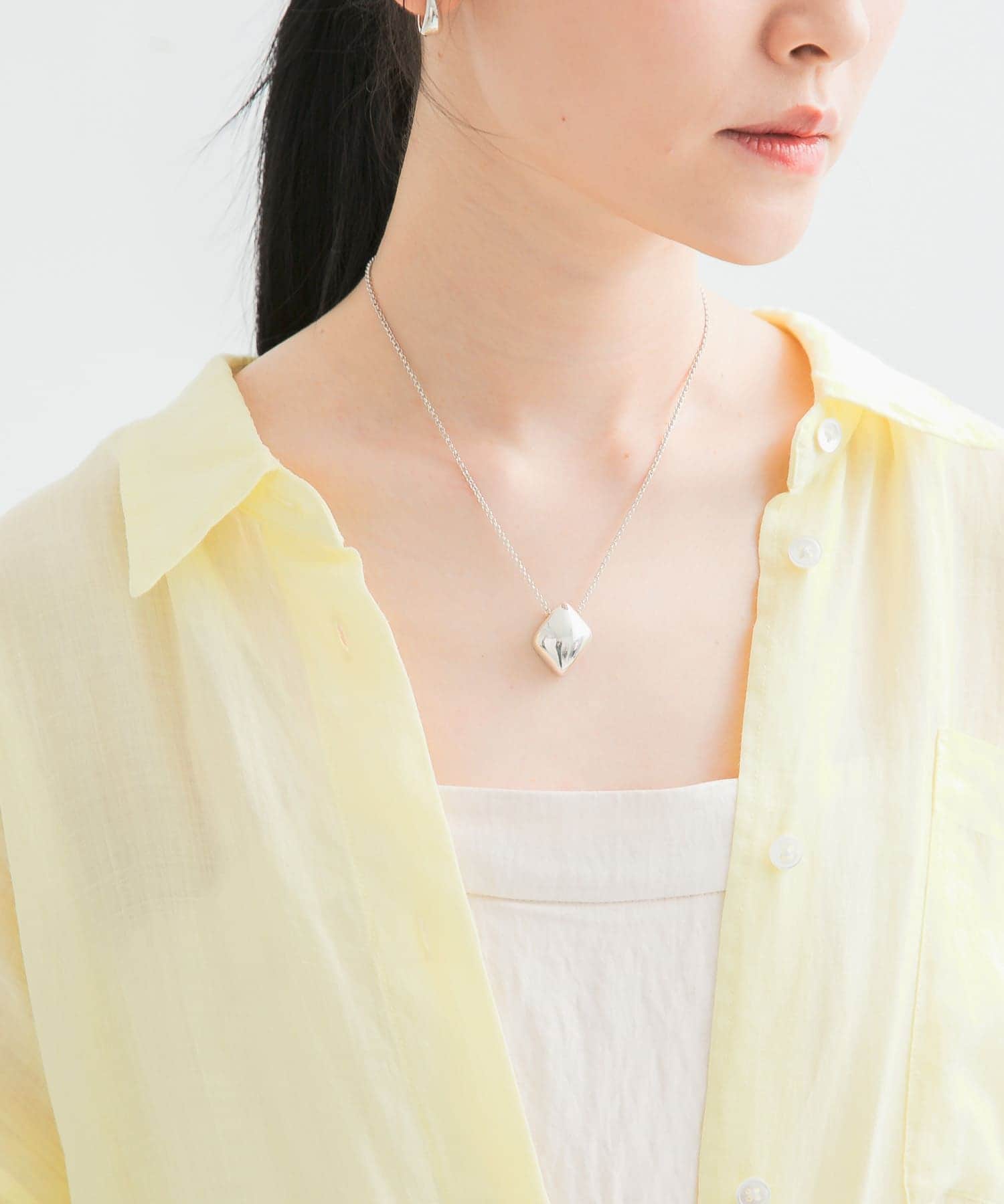 PHILIPPE AUDIBERT　Tiya chain necklace SILVER -