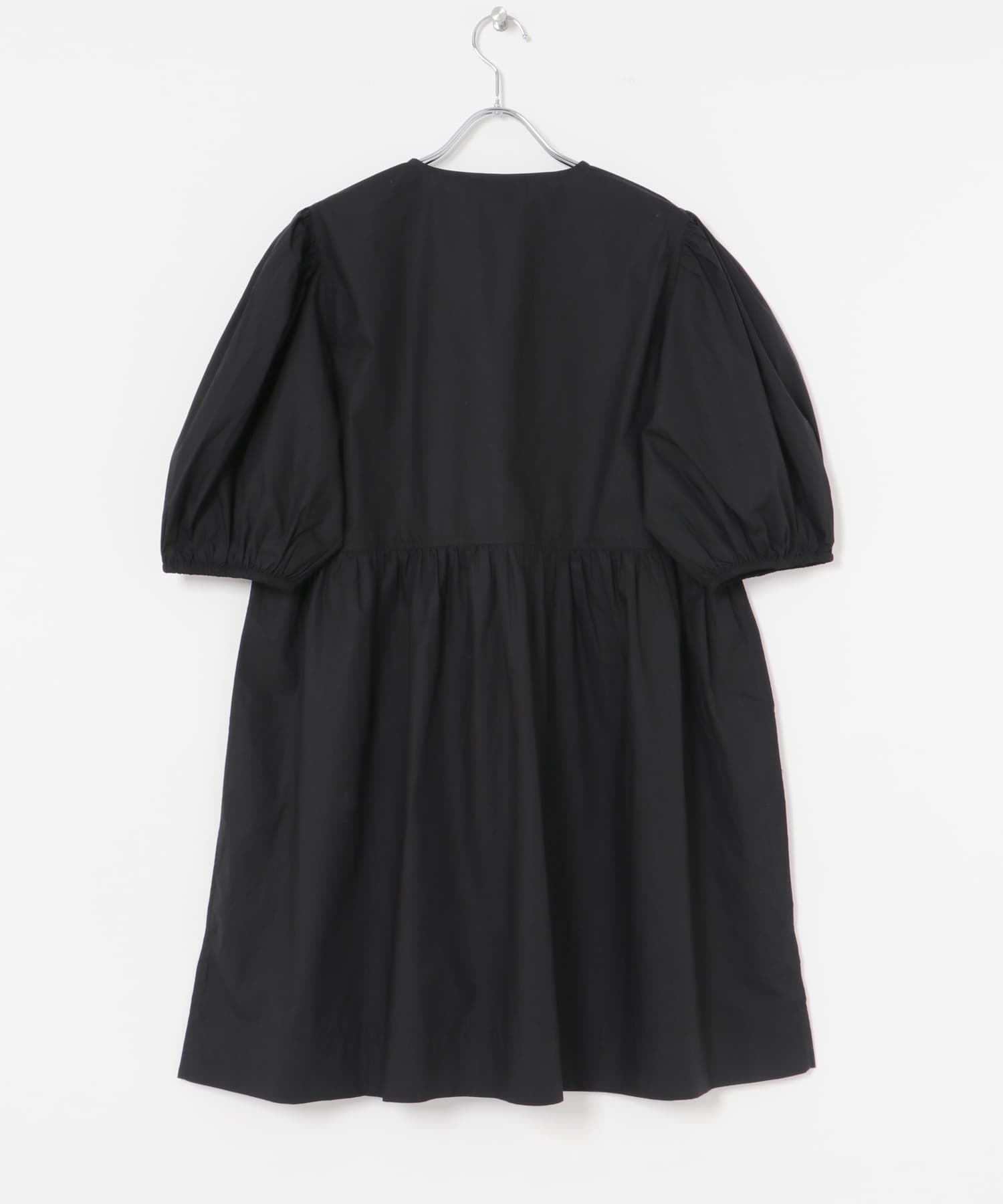 GANNI　Cotton Poplin Mini Dress Black 36