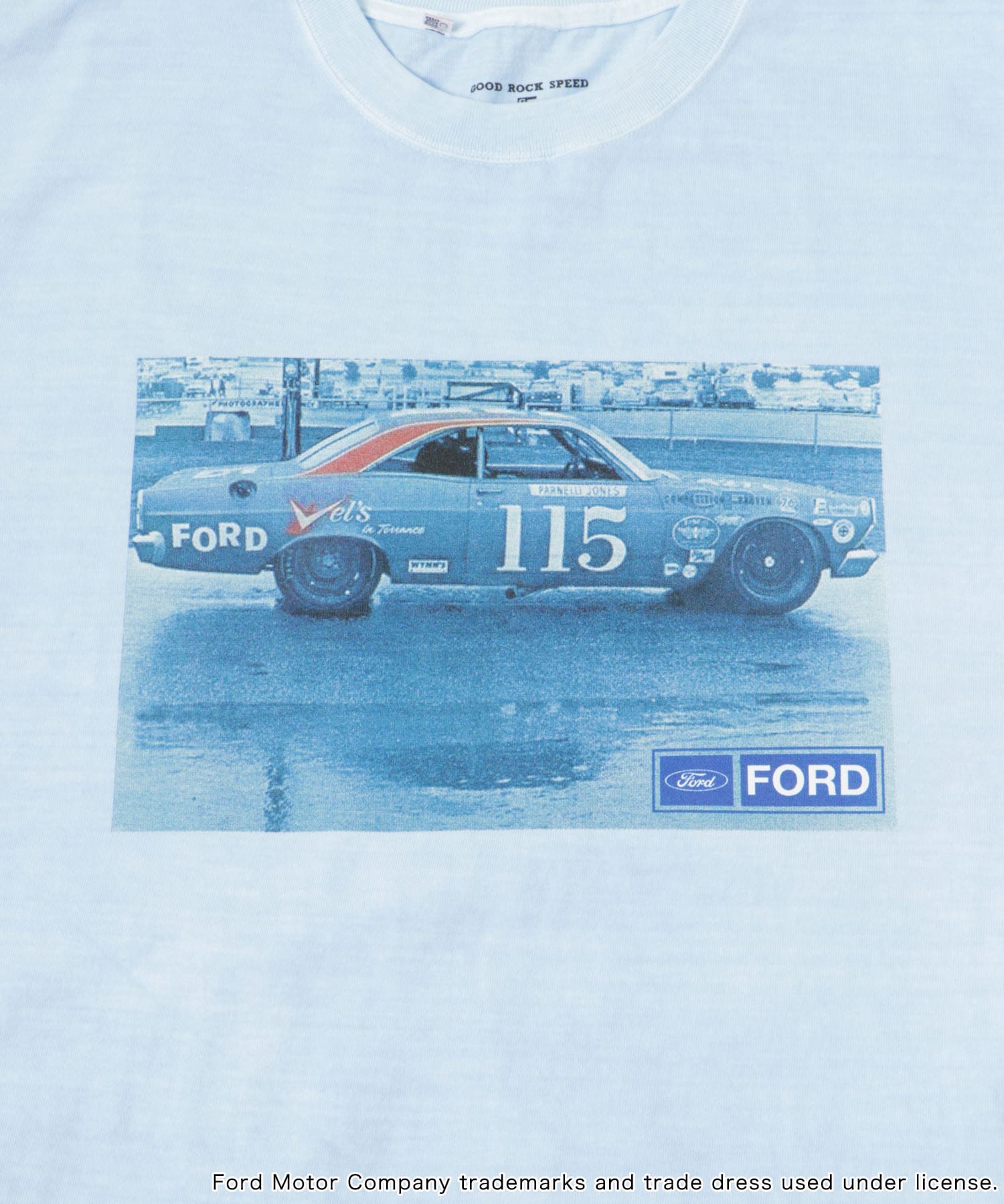『別注』GOOD ROCK SPEED×URBAN RESEARCH　FORD T-SHIRTS LT BLUE FREE