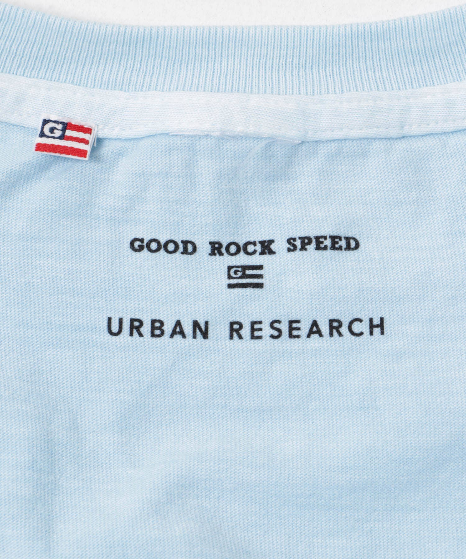 『別注』GOOD ROCK SPEED×URBAN RESEARCH　FORD T-SHIRTS LT BLUE FREE