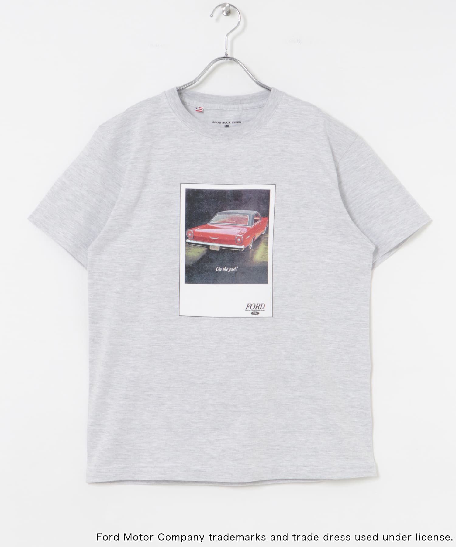 『別注』GOOD ROCK SPEED×URBAN RESEARCH　FORD T-SHIRTS ASH GREY FREE