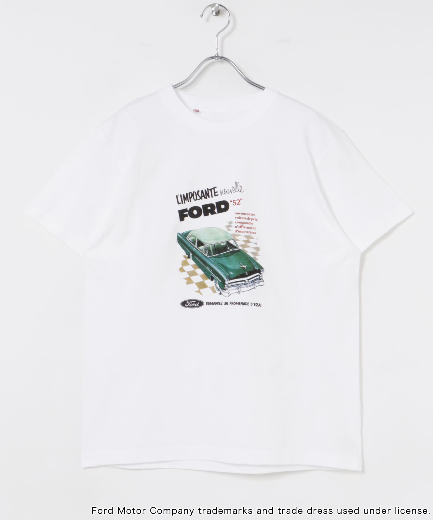 『別注』GOOD ROCK SPEED×URBAN RESEARCH　FORD T-SHIRTS WHITE FREE