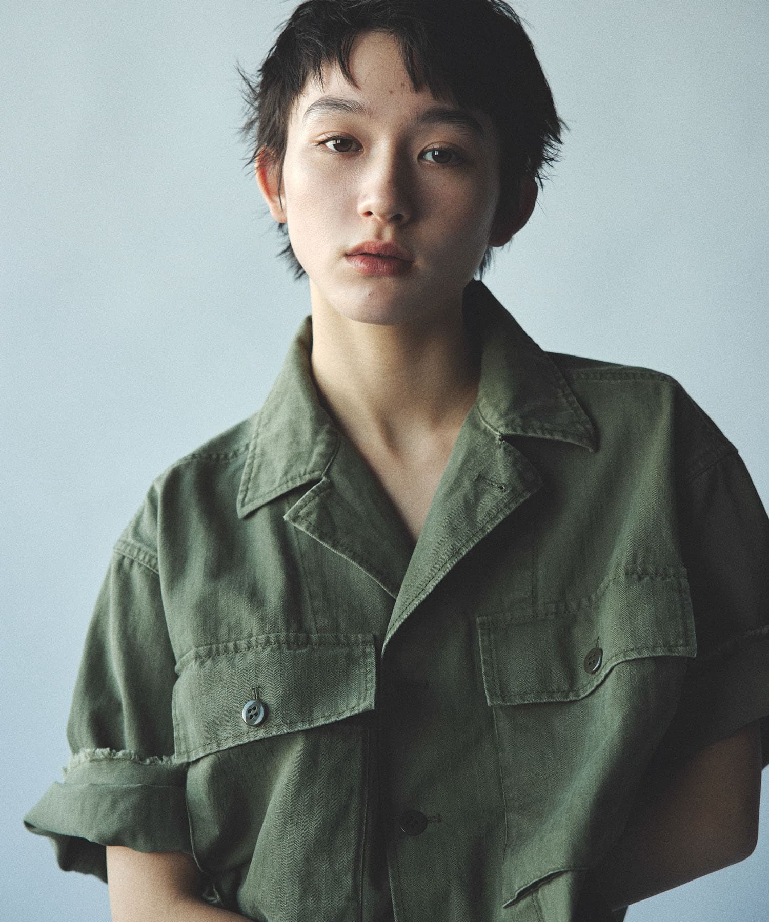 J.B.ATTIRE　PARIS UTILITY JACKET OLIVE 1