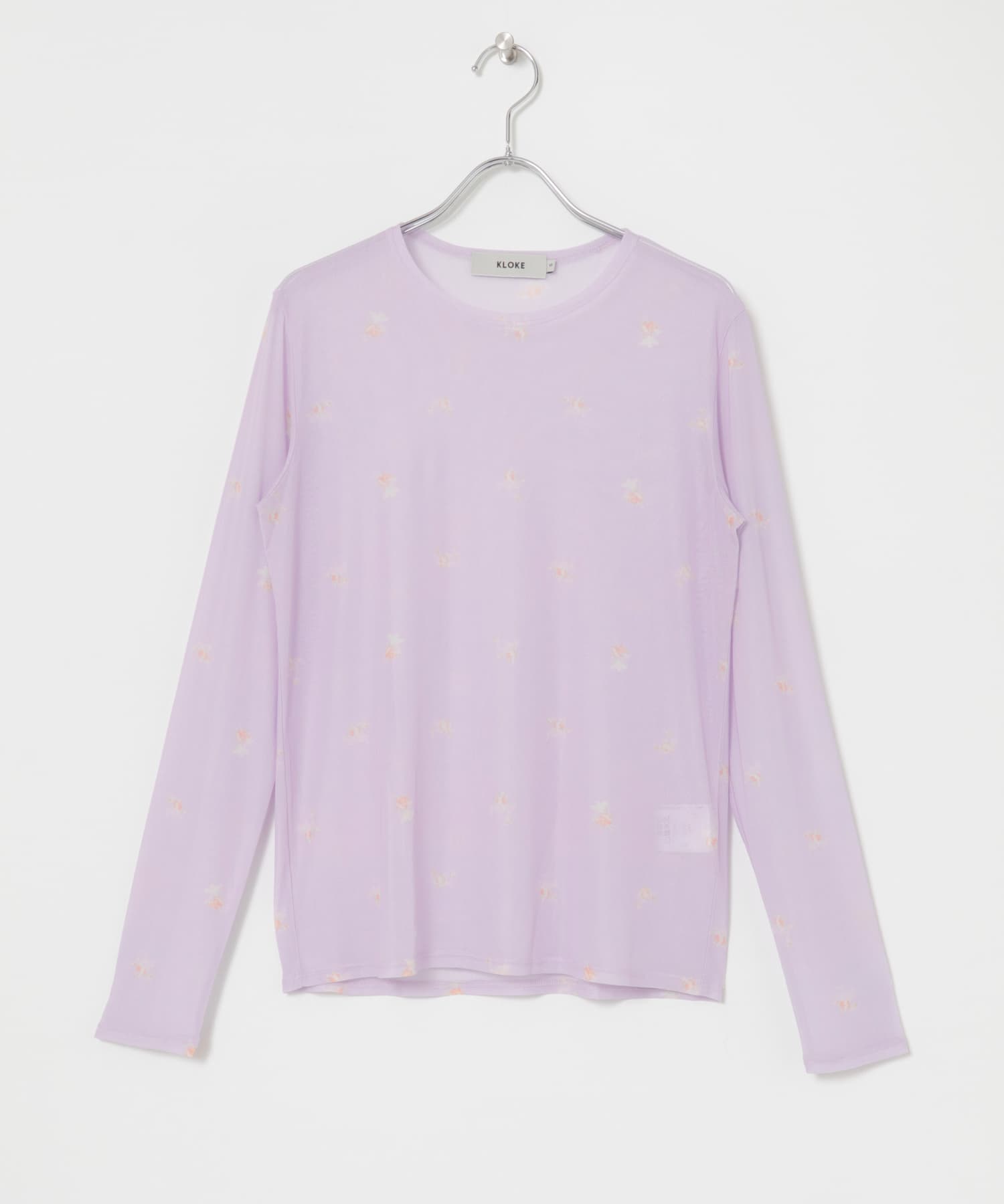 KLOKE　Spring Mesh Long Sleeve LilacFlora S