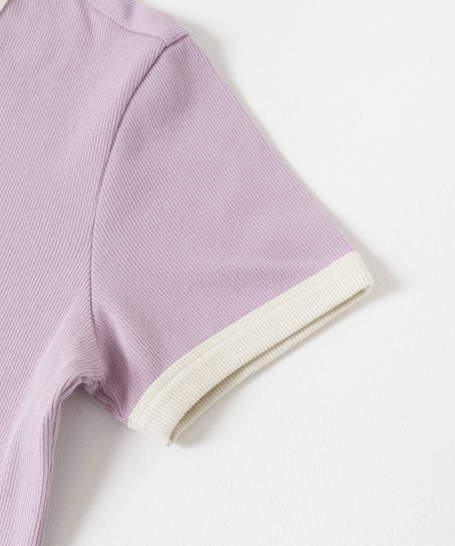 KLOKE　Veil Rib T-shirts Lilac w Ec S
