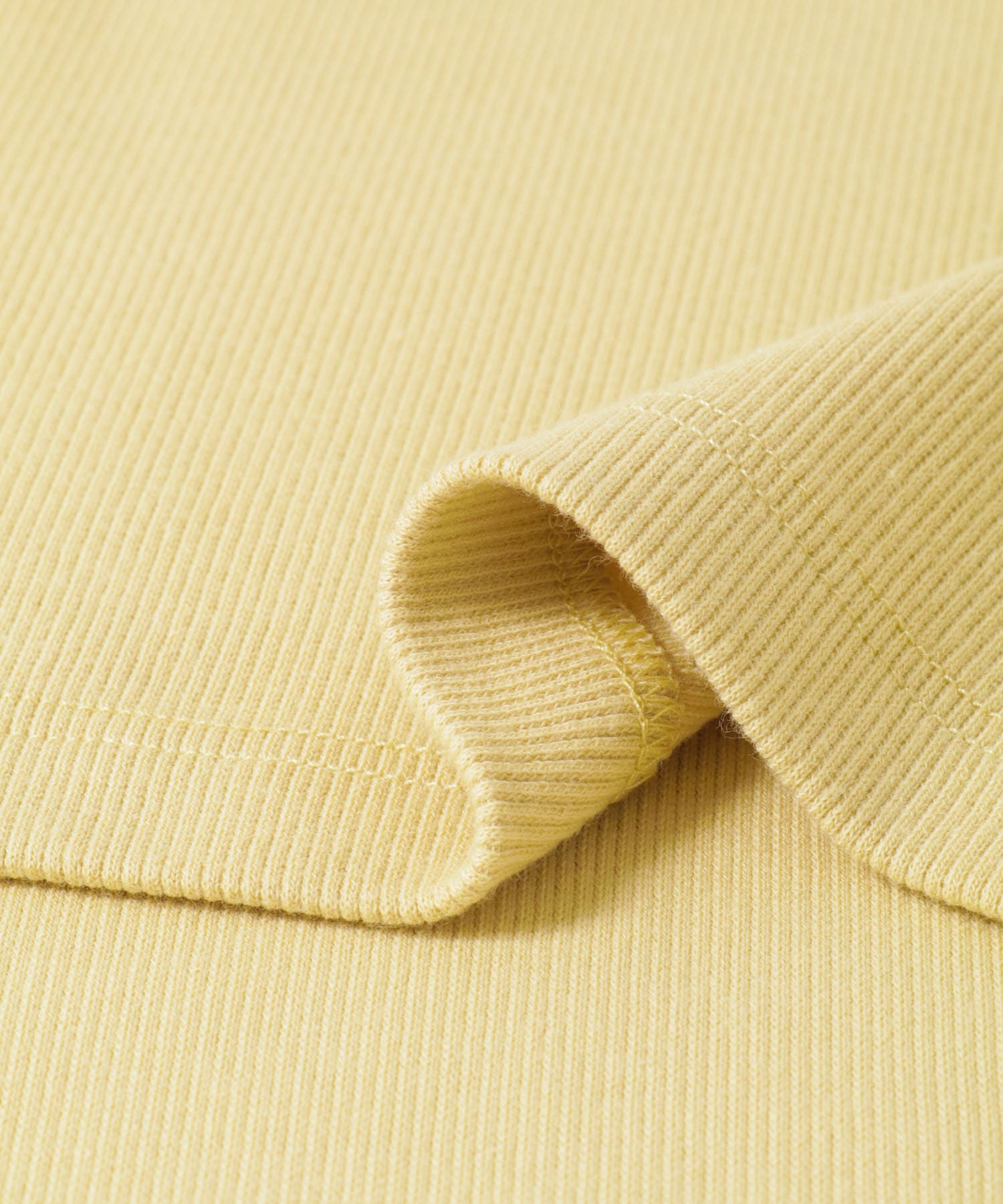 KLOKE　Veil Rib T-shirts Butter wEc S