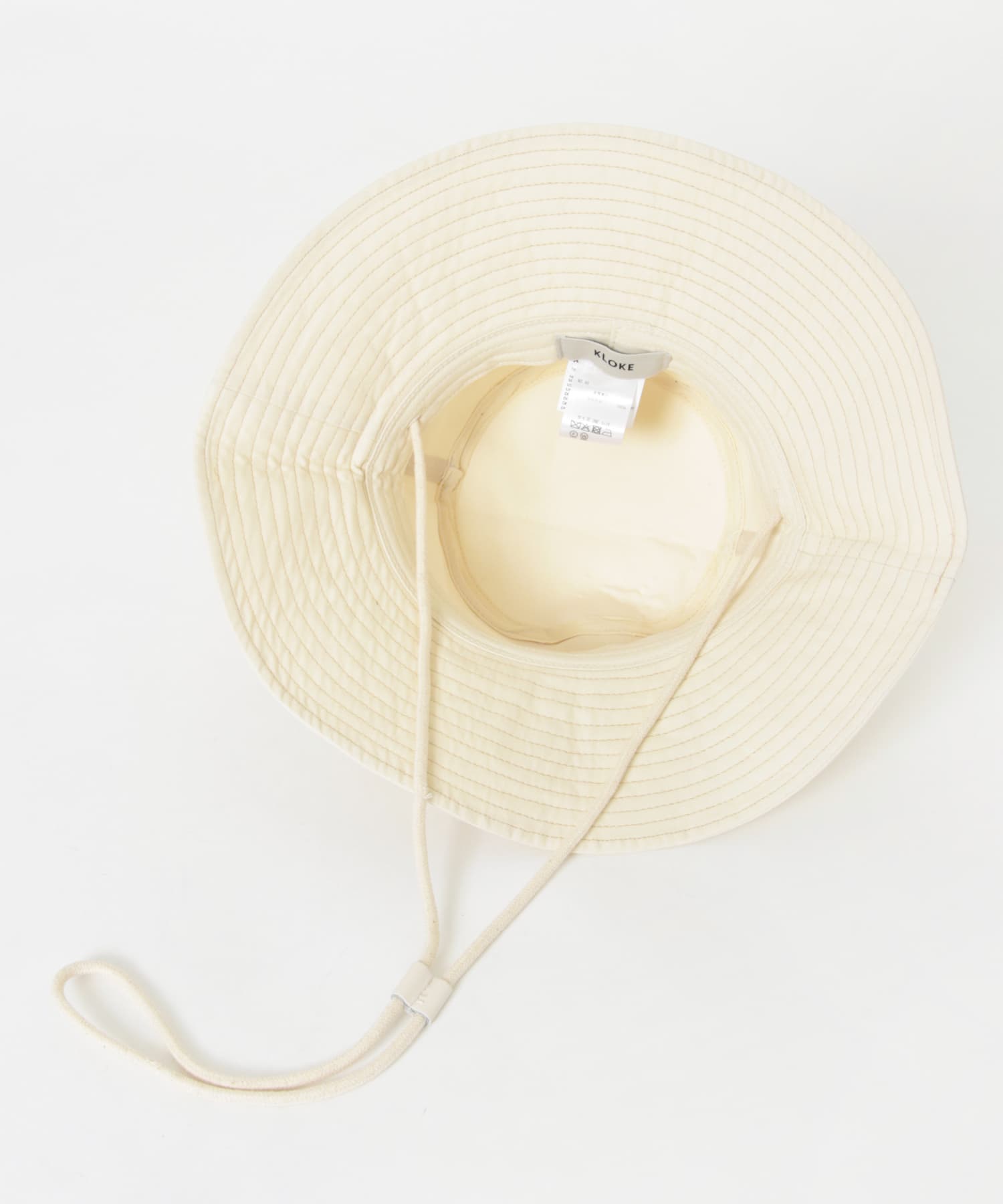 KLOKE　Aer Vital Bucket Hat Ecru one