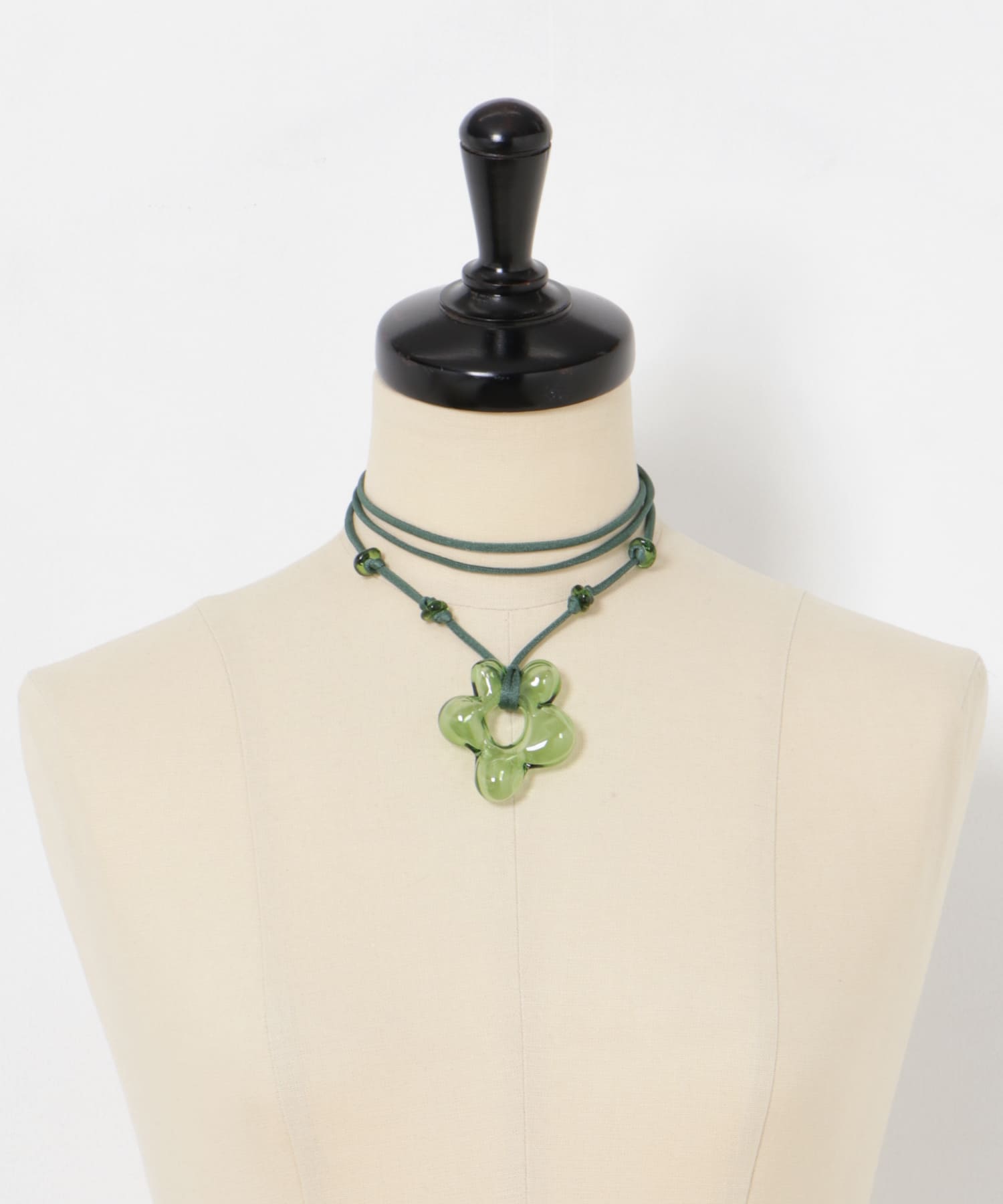 CAJAL　MARULA NECKLACE GREEN -