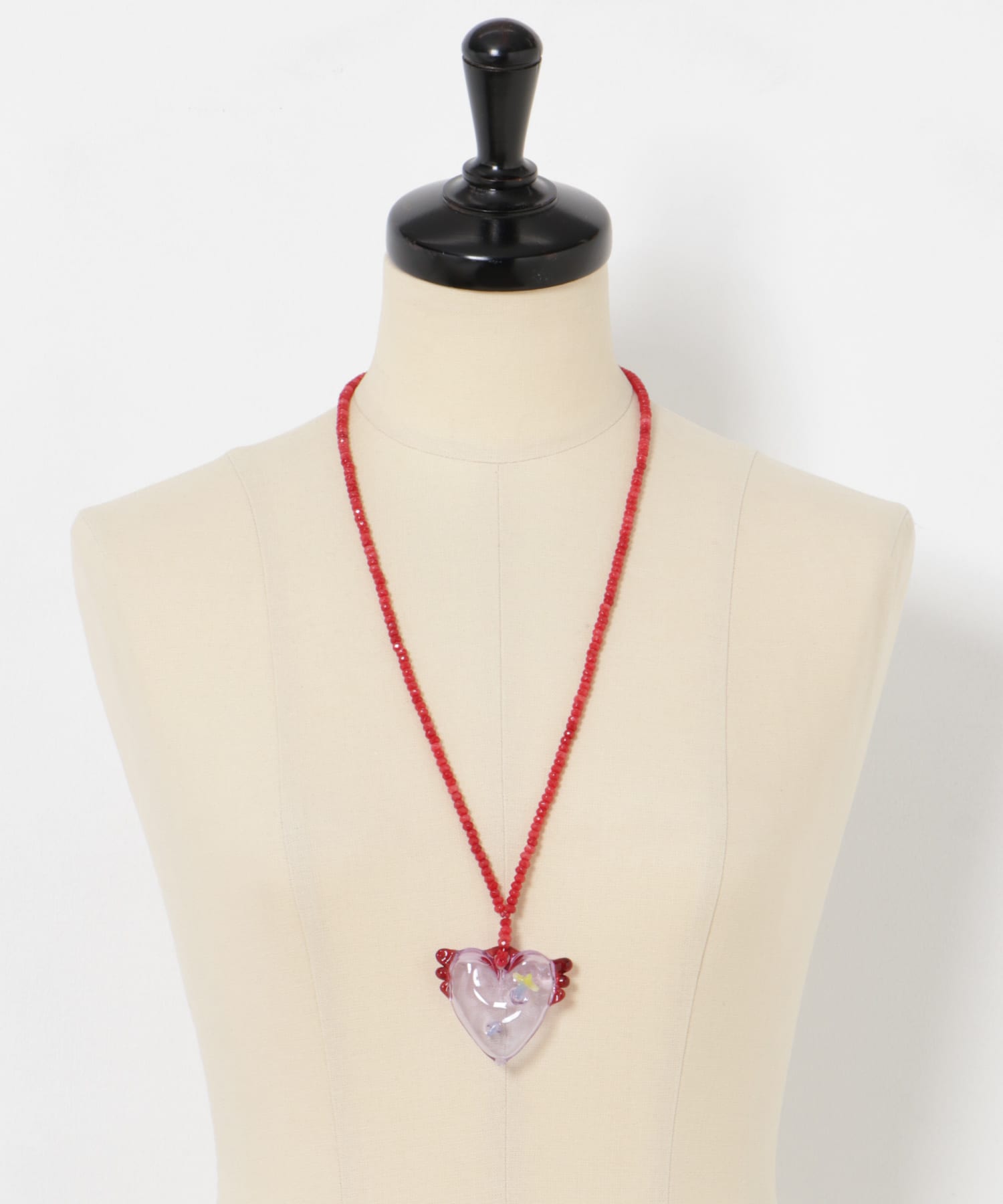 CAJAL　ROMEO&JULIET NECKLACE RED PURPLE -