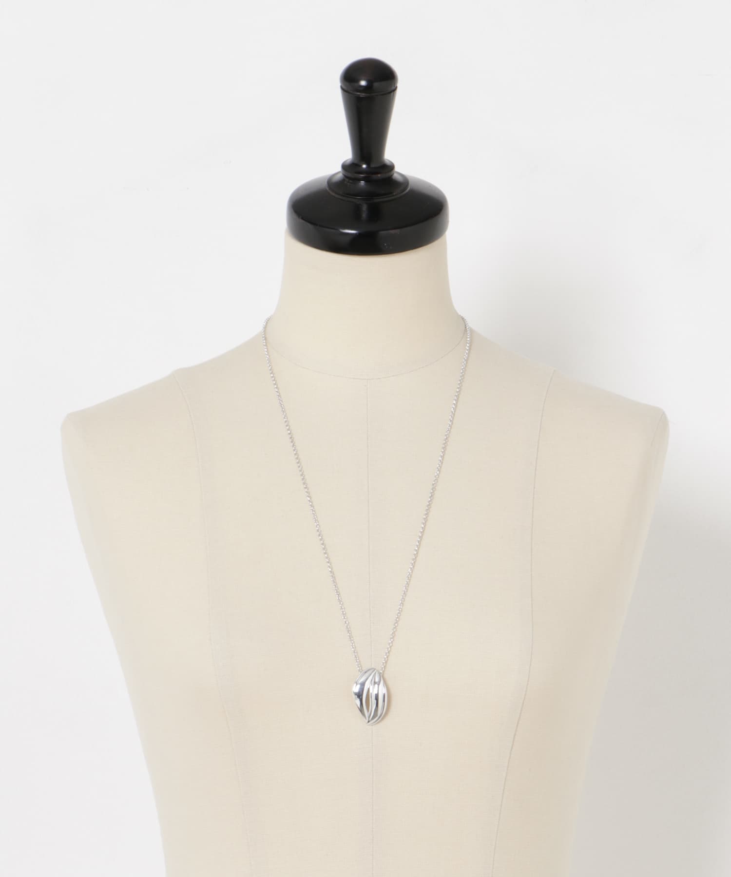 PHILIPPE AUDIBERT　Idaho long necklace SILVER -