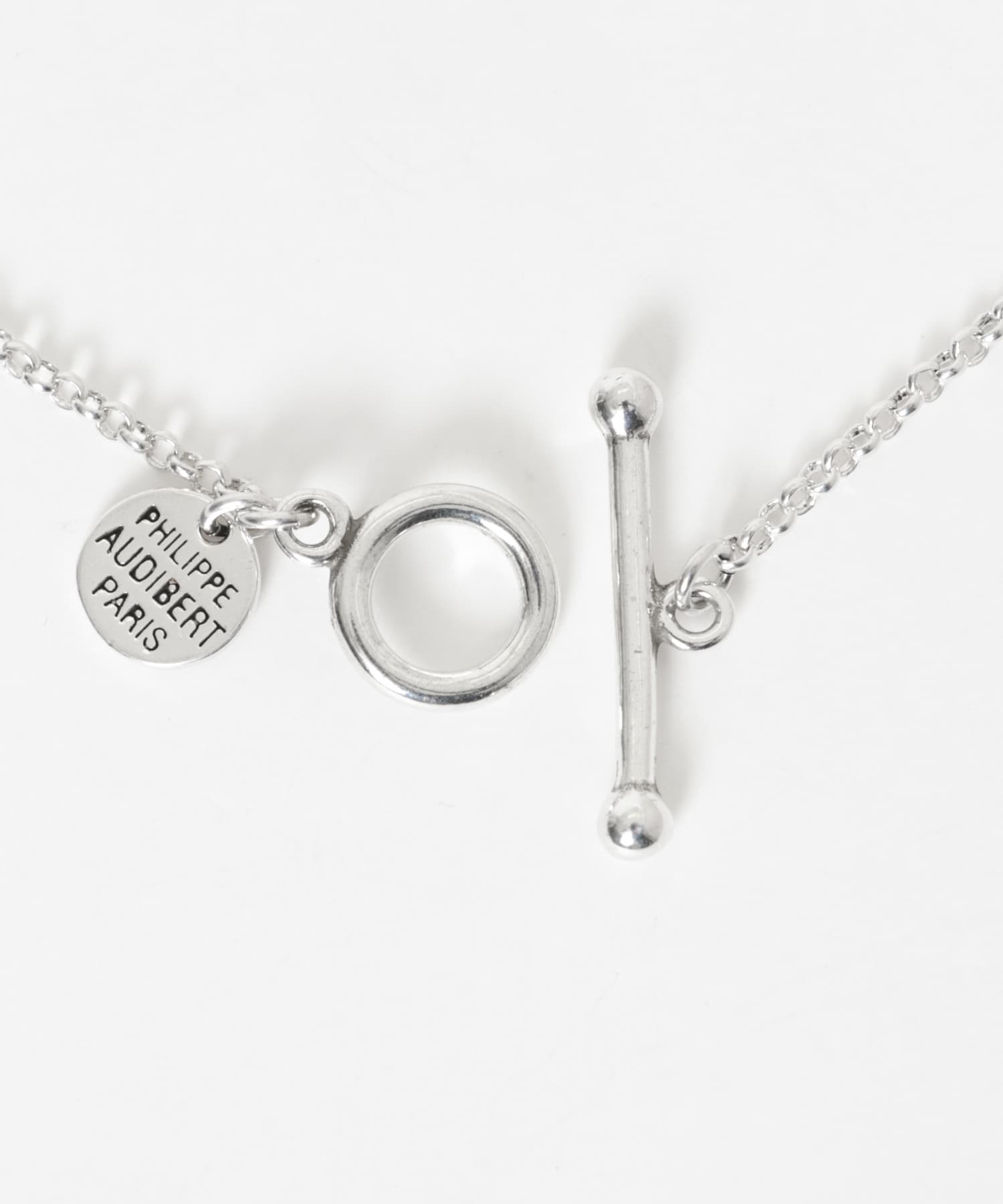 PHILIPPE AUDIBERT　Idaho long necklace SILVER -