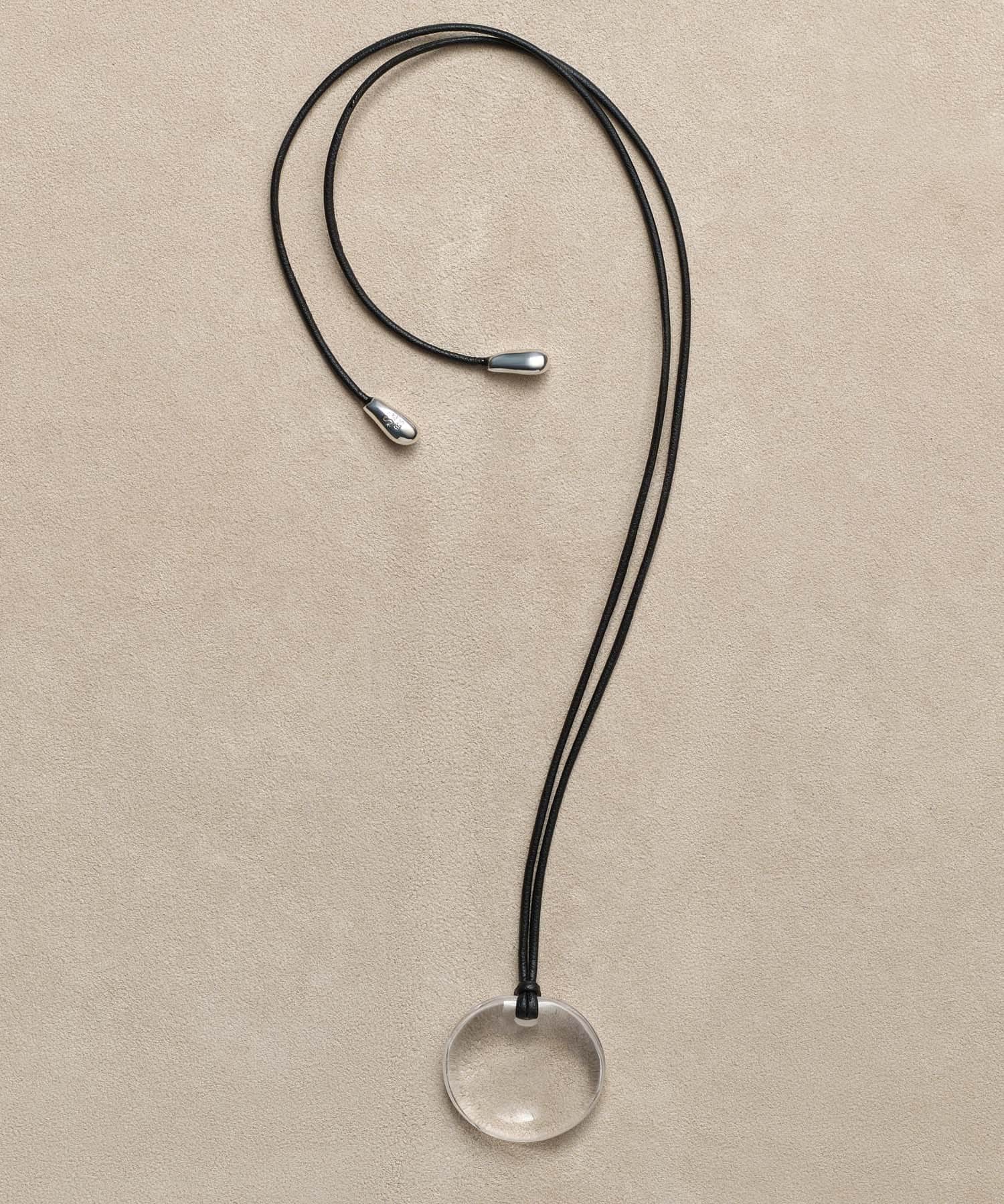 Sophie Buhai　Small Full Moon Pendant Quartz -