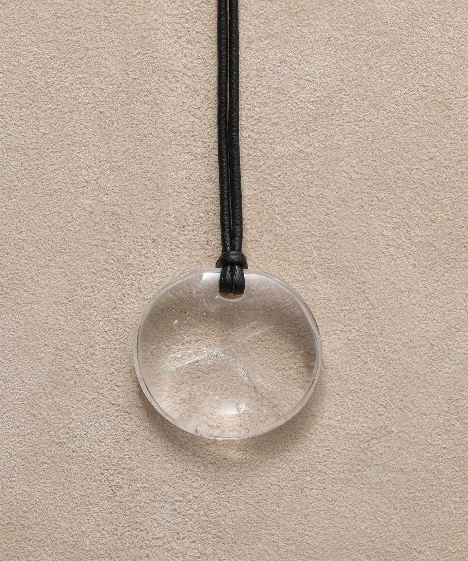 Sophie Buhai　Small Full Moon Pendant Quartz -