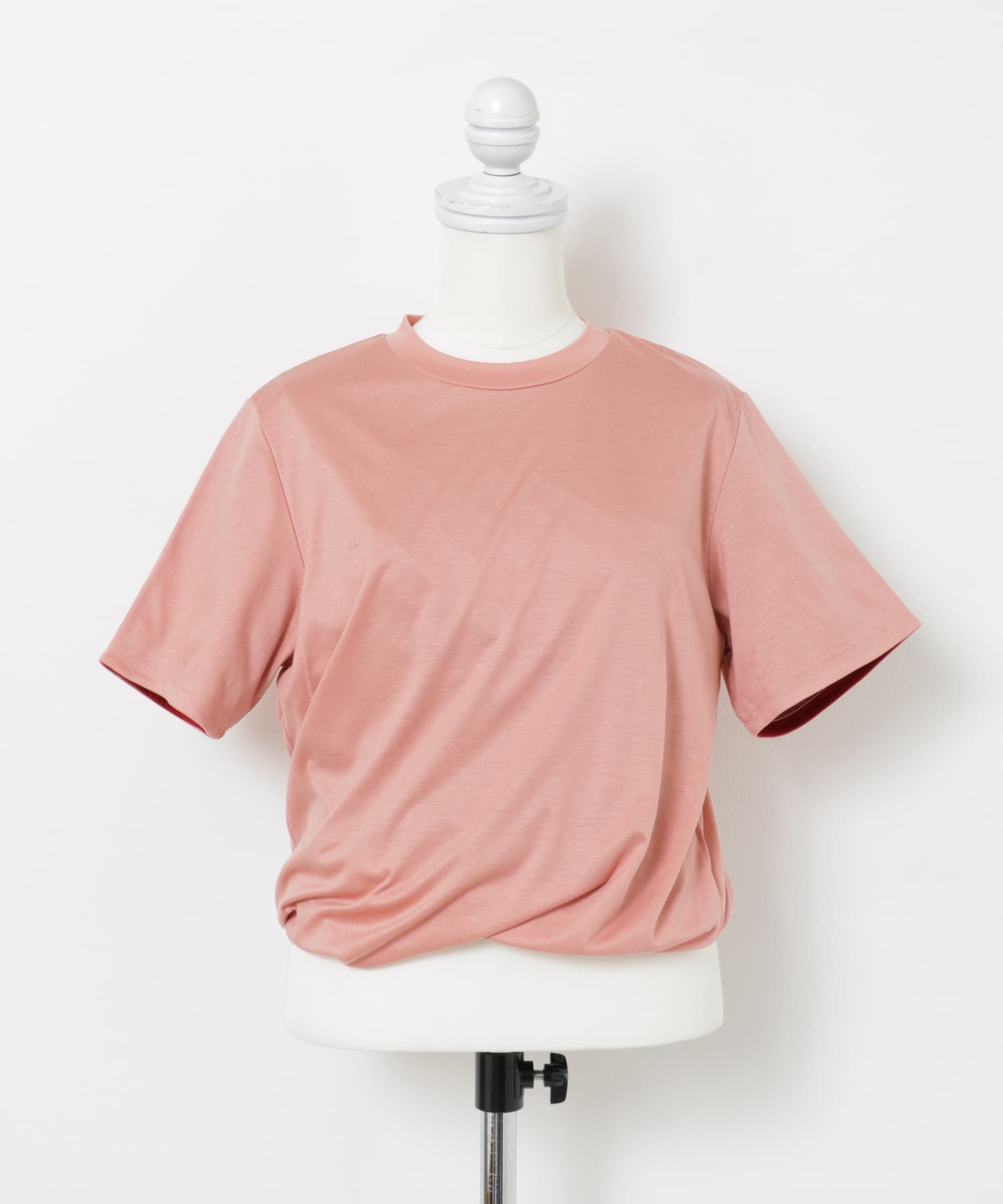 SATORU SASAKI　DOUBLE-T-SHIRTS PINKxRED 1