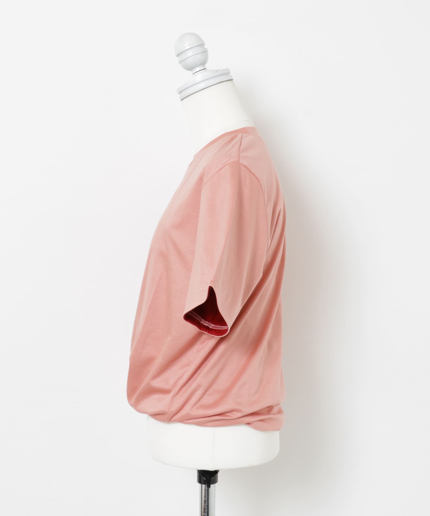 SATORU SASAKI　DOUBLE-T-SHIRTS PINKxRED 1