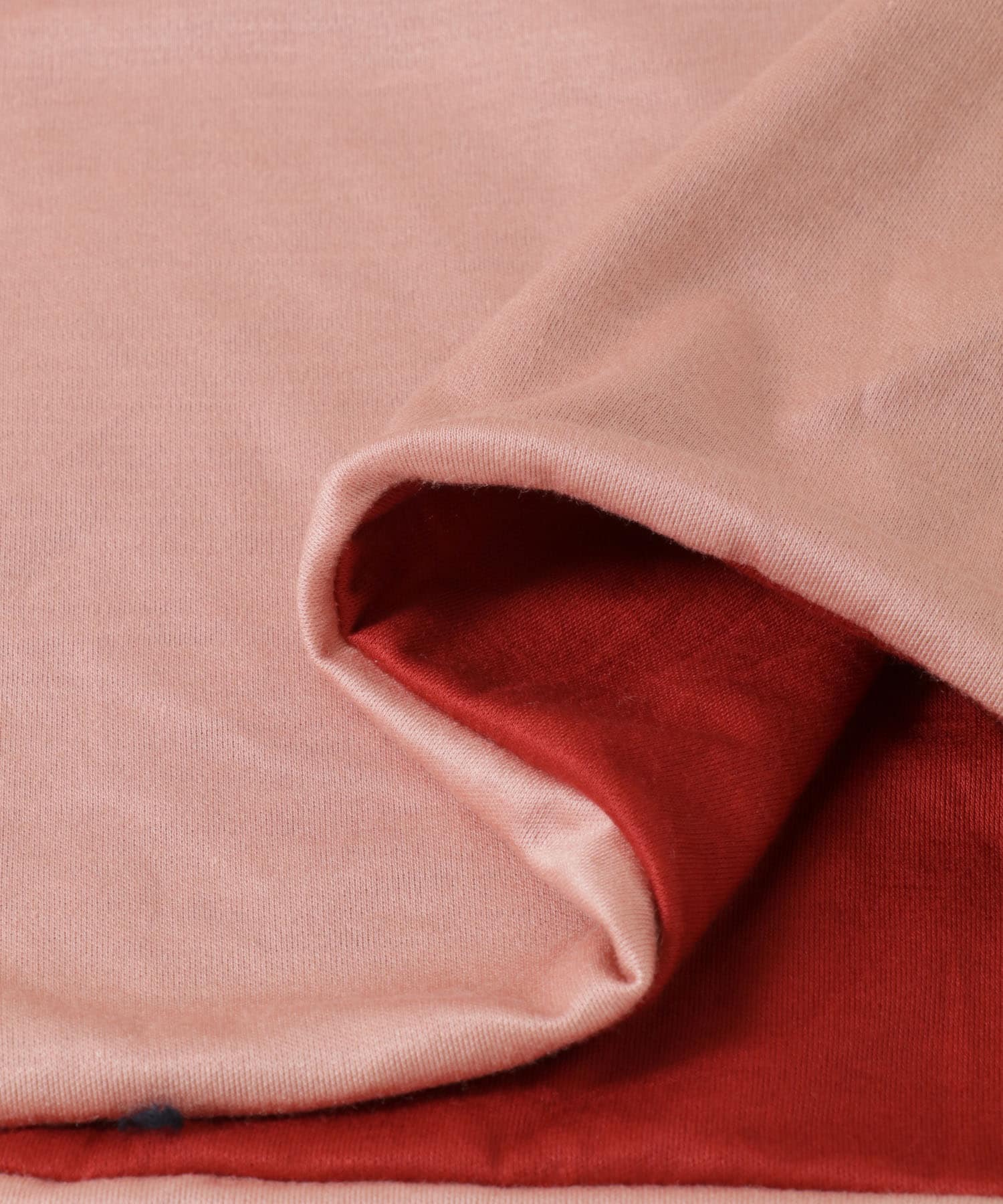 SATORU SASAKI　DOUBLE-T-SHIRTS PINKxRED 1