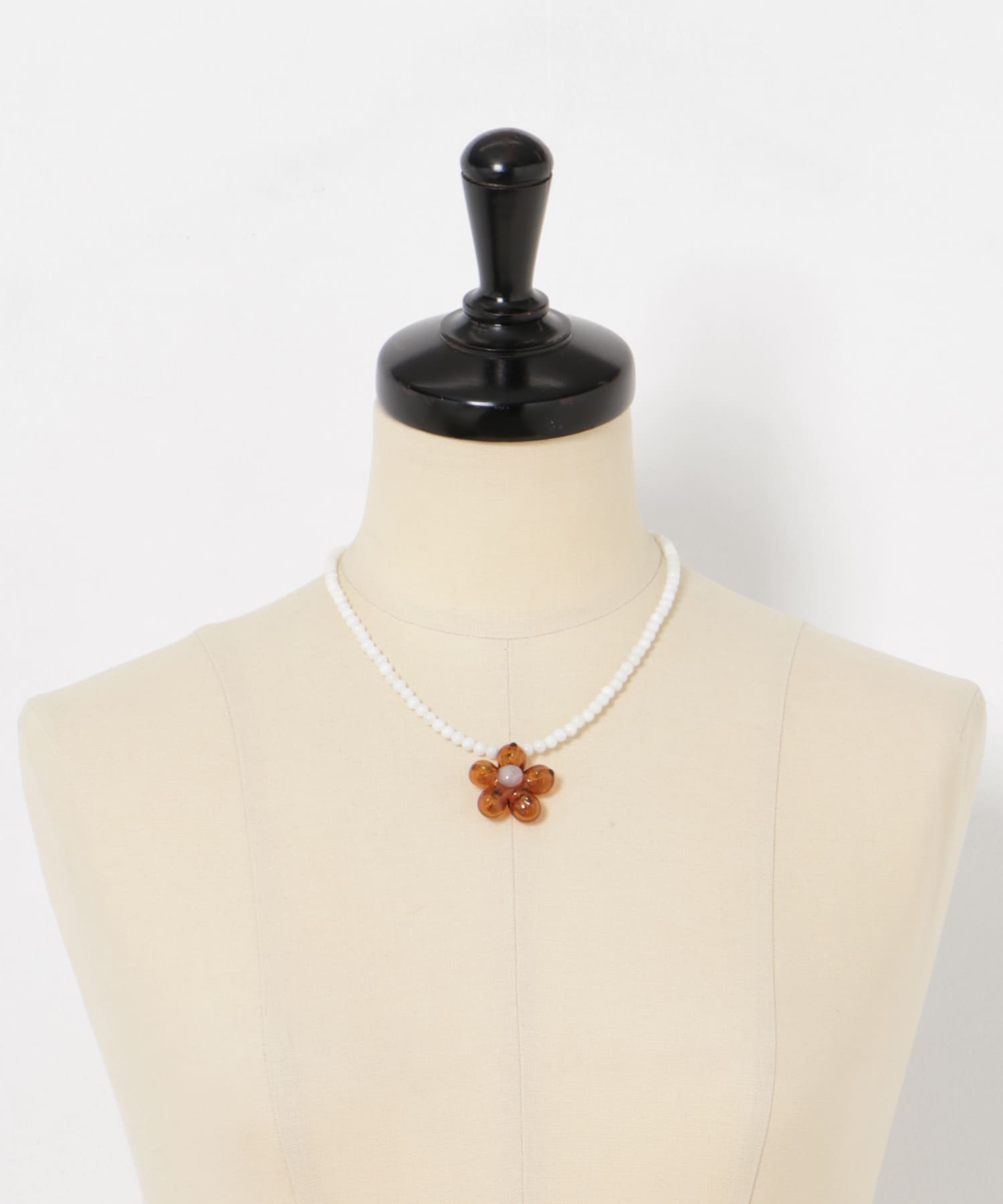 CAJAL　UTOPIA NECKLACE AMBER WHT -