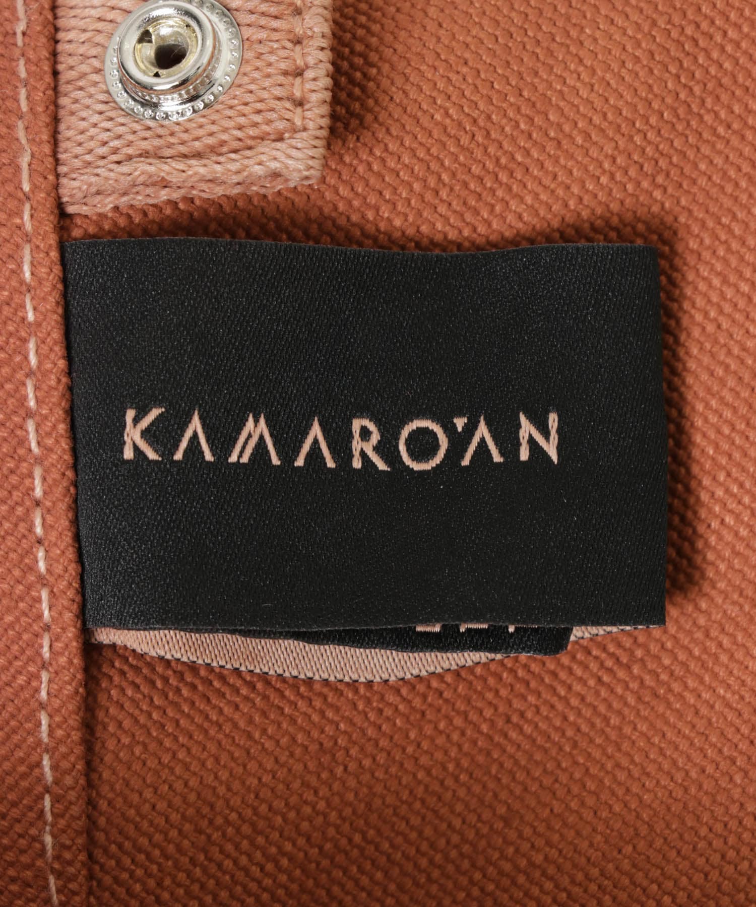 KAMARO’AN　WovenTriangle Bag36 Ochre-Red one