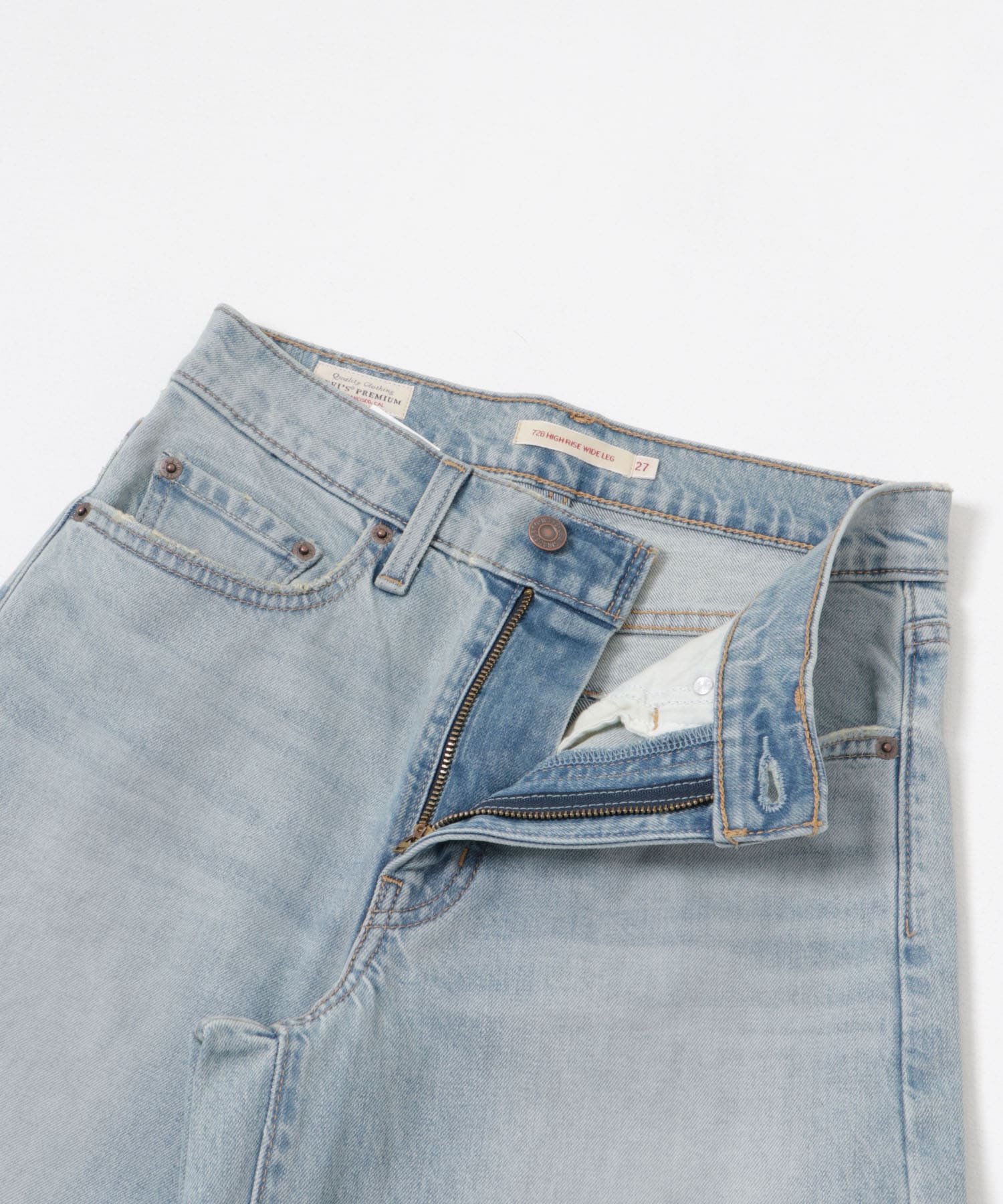 Levi’s　Exclusive 728 HR WIDE LEG L INDIGO 25