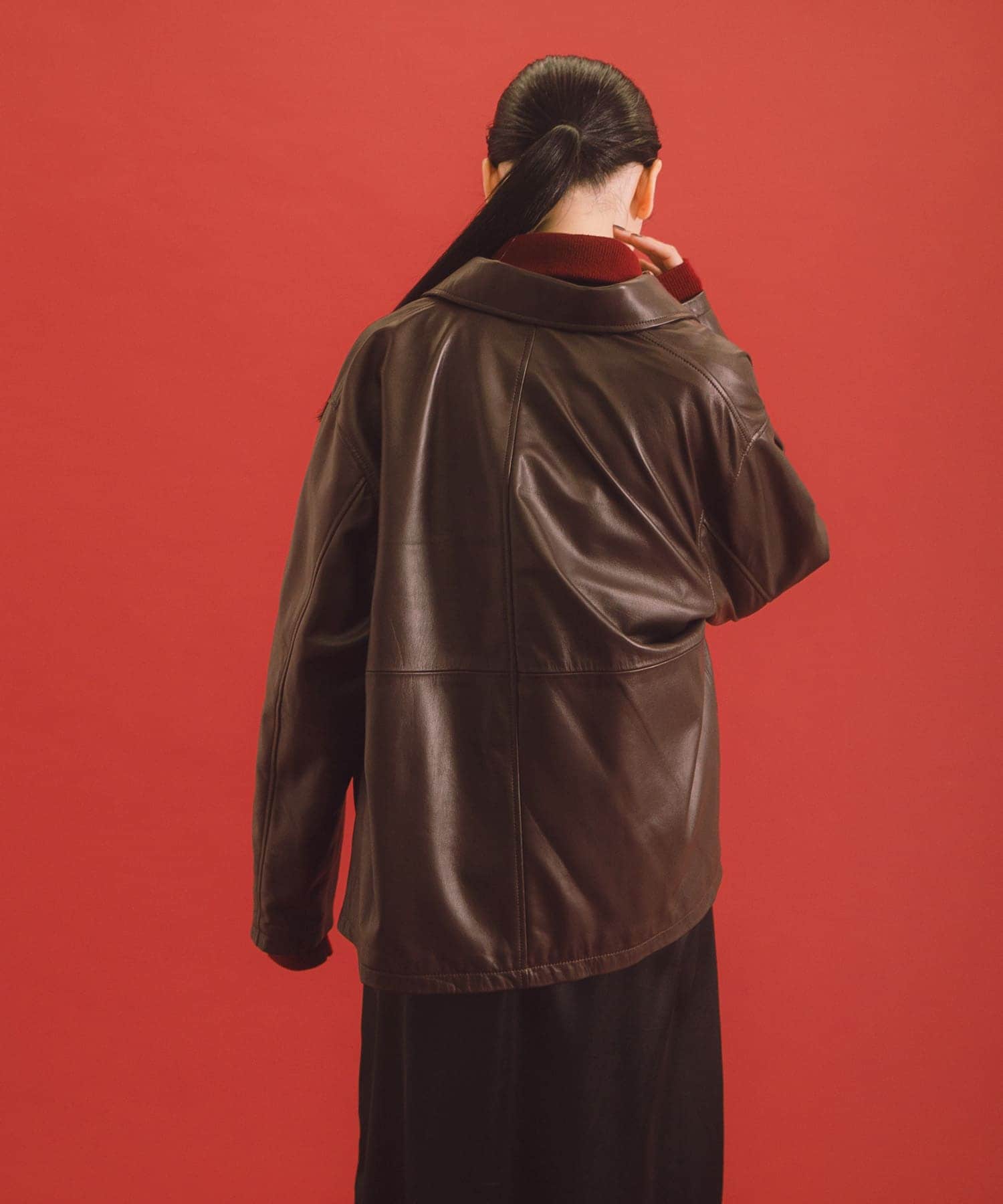 別注』TICCA×URBAN RESEARCH レザーカバーオール(FREE black