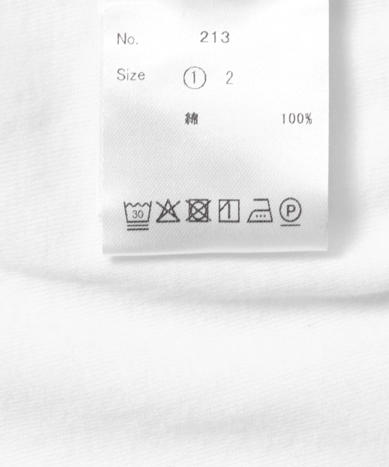 onit　COTTON BOAT NECK LONG-SLEEVE T-SHIRTS WHITE 1