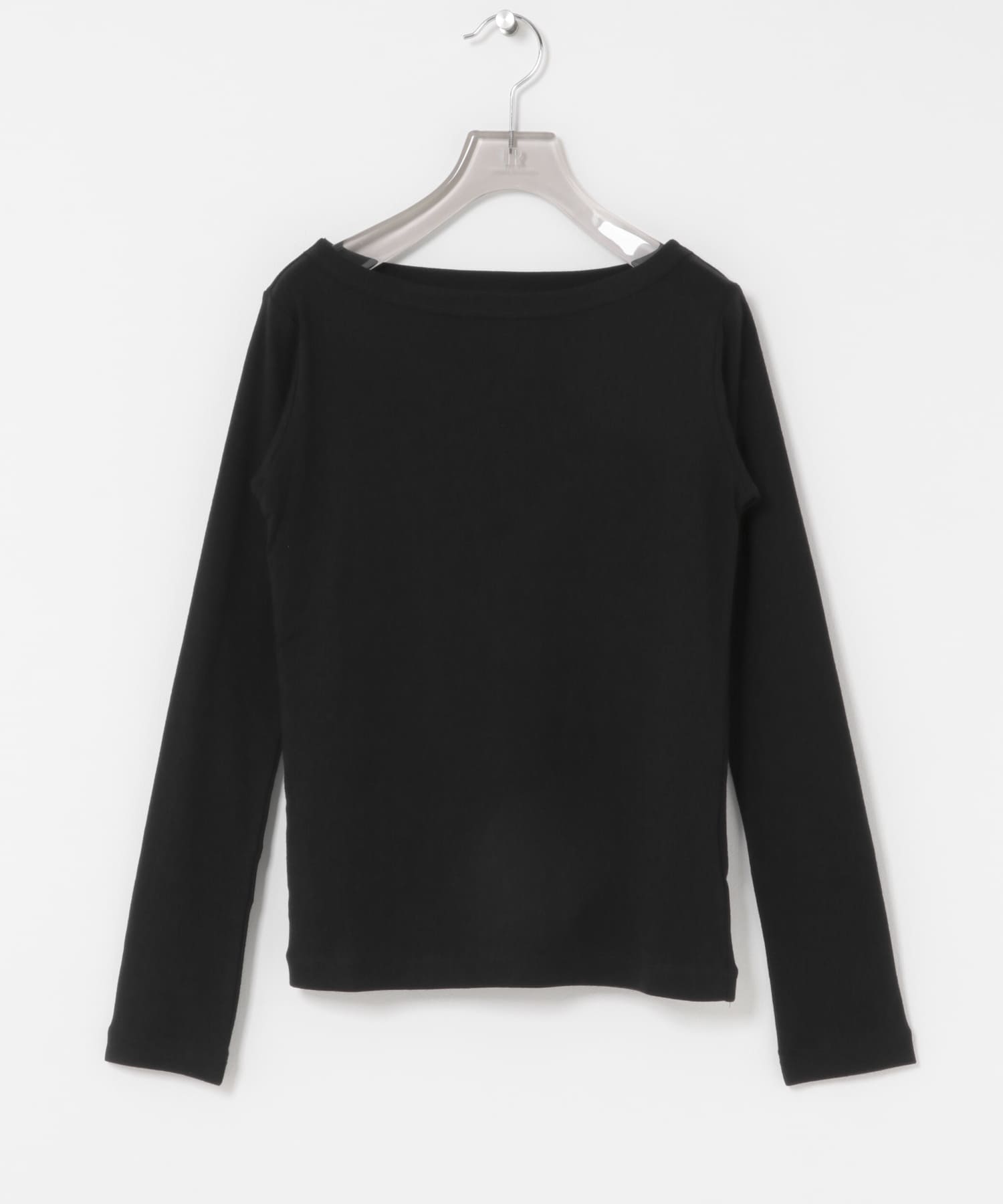 onit　COTTON BOAT NECK LONG-SLEEVE T-SHIRTS BLACK 1